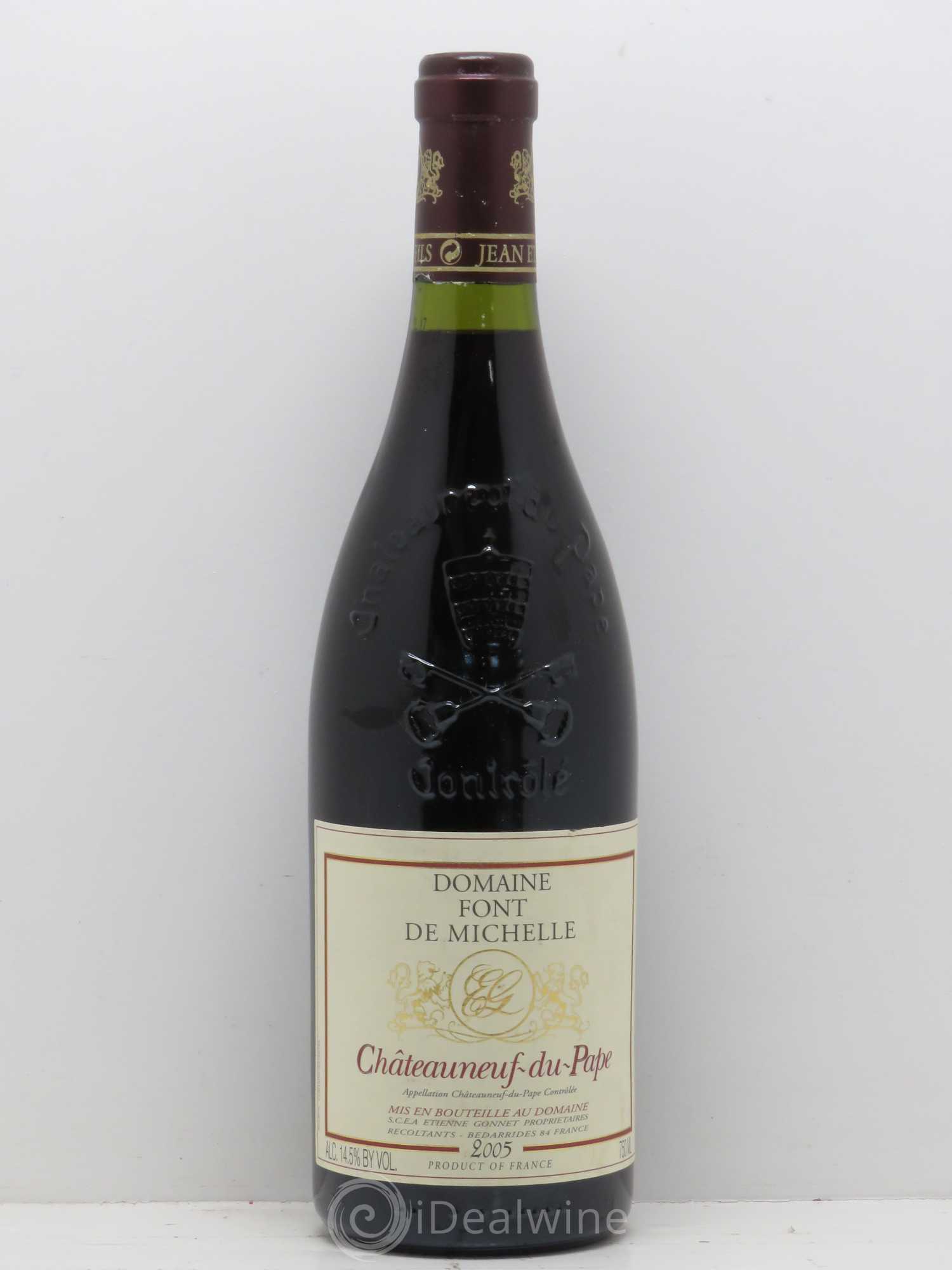 Châteauneuf-du-Pape Domaine Font de Michelle Famille Gonnet 2005 - Lot de 1 bouteille - 0