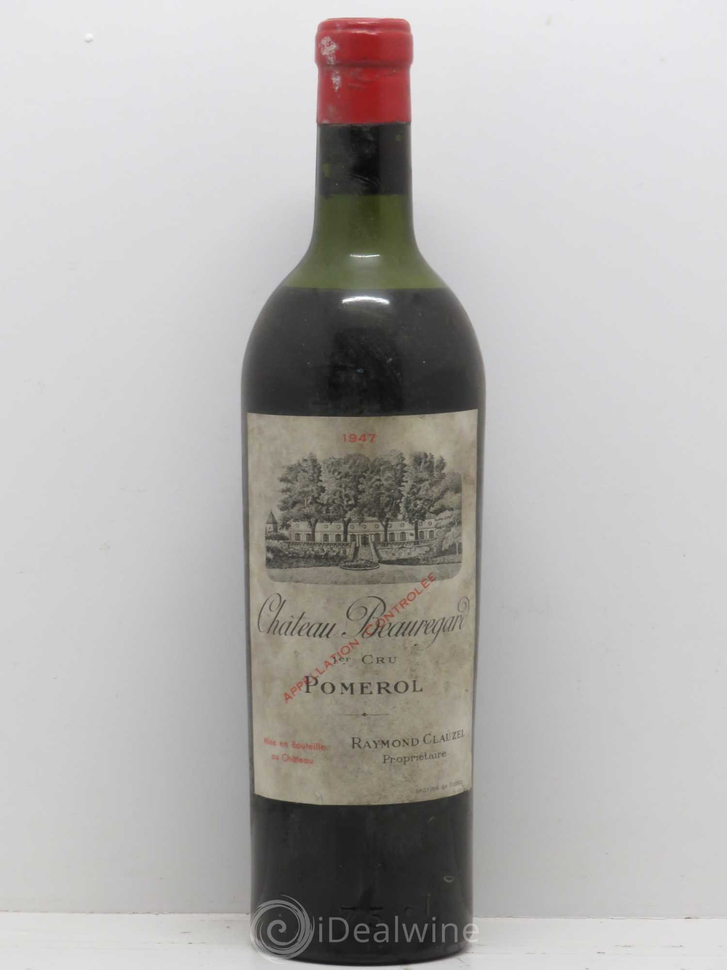 Château Beauregard 1947 - Lot de 1 bouteille - 0