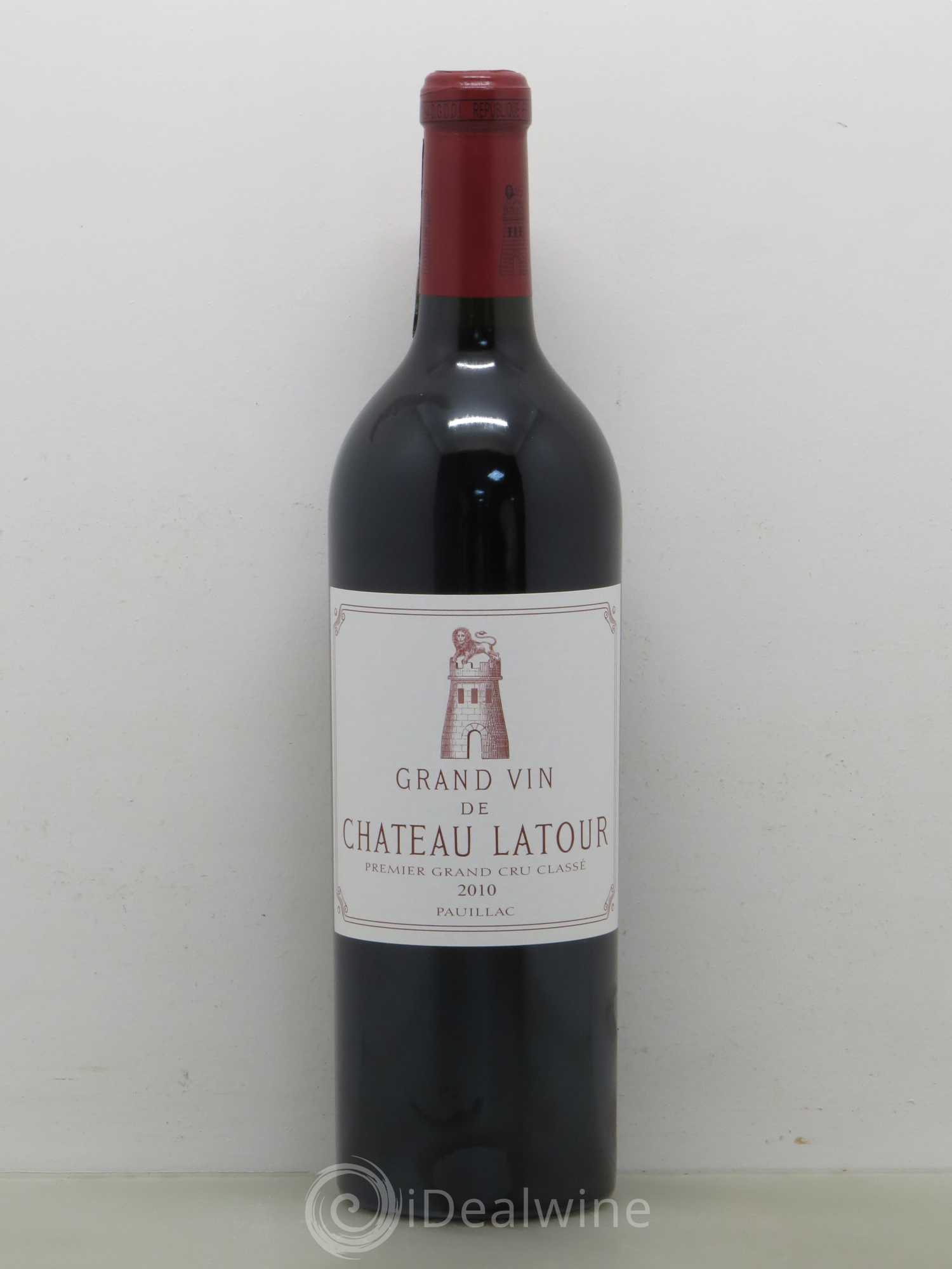 Château Latour 1er Grand Cru Classé 2010 - Lot de 1 bouteille - 0
