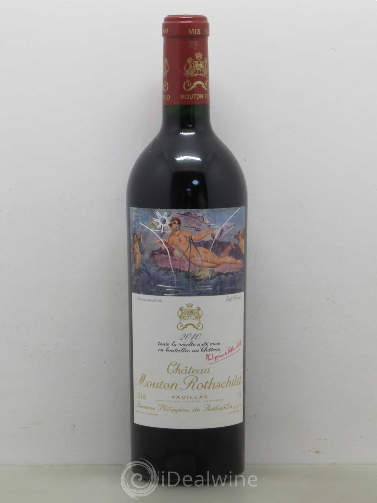Château Mouton Rothschild 1er Grand Cru Classé 2010 - Lot de 1 bouteille - 0