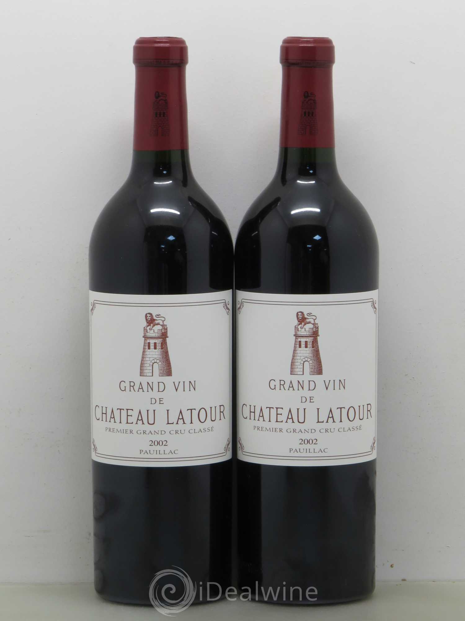 Château Latour 1er Grand Cru Classé 2002 - Lot de 2 bouteilles - 0