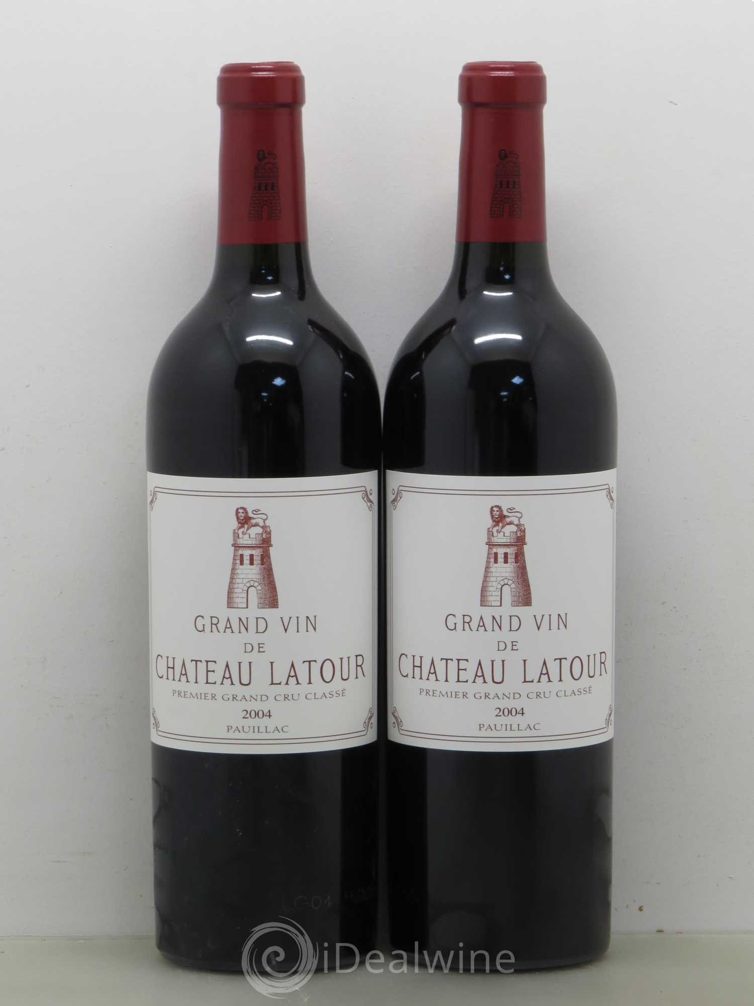 Château Latour 1er Grand Cru Classé 2004 - Lot de 2 bouteilles - 0