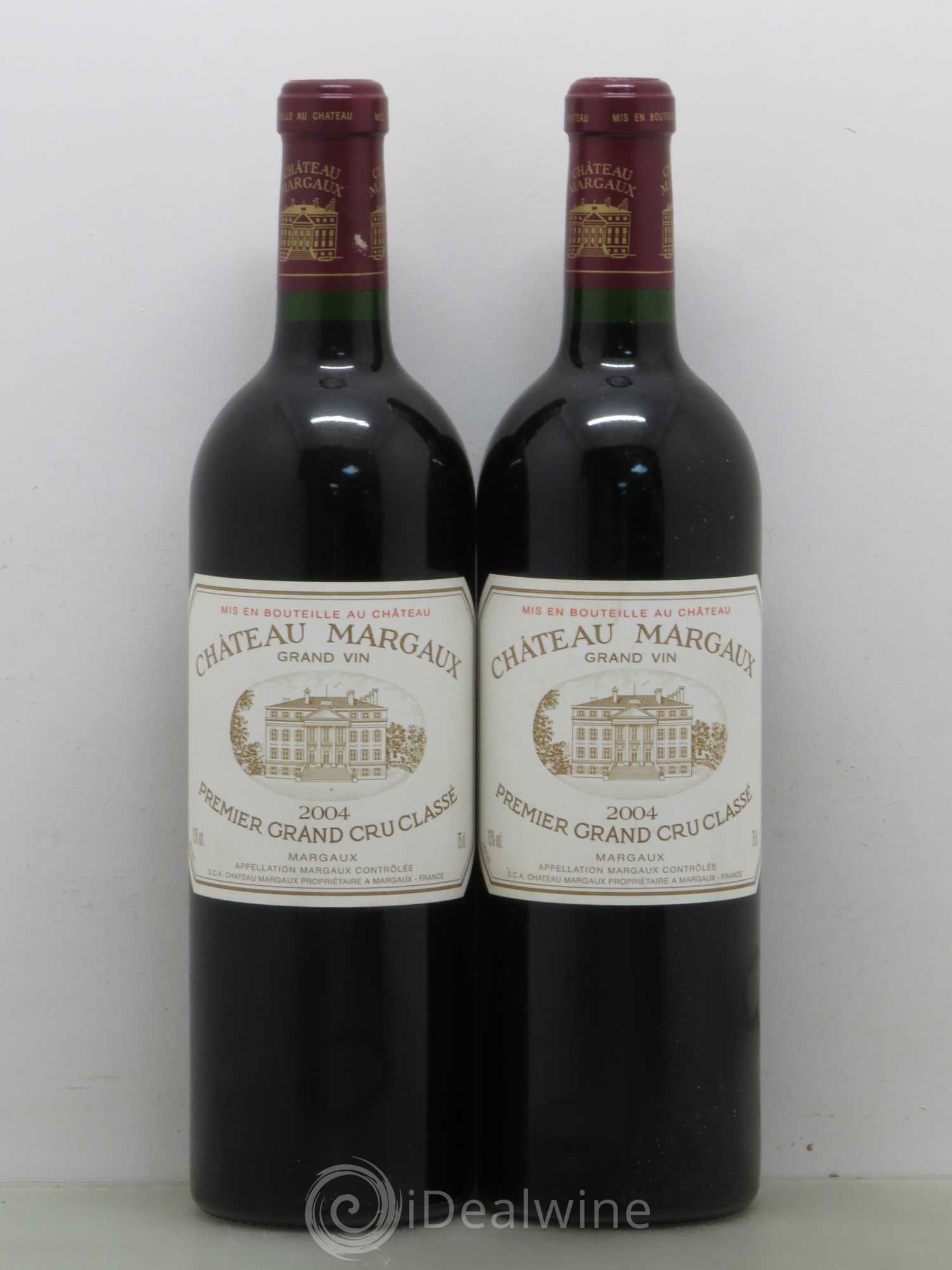 Château Margaux 1er Grand Cru Classé 2004 - Lot de 2 bouteilles - 0