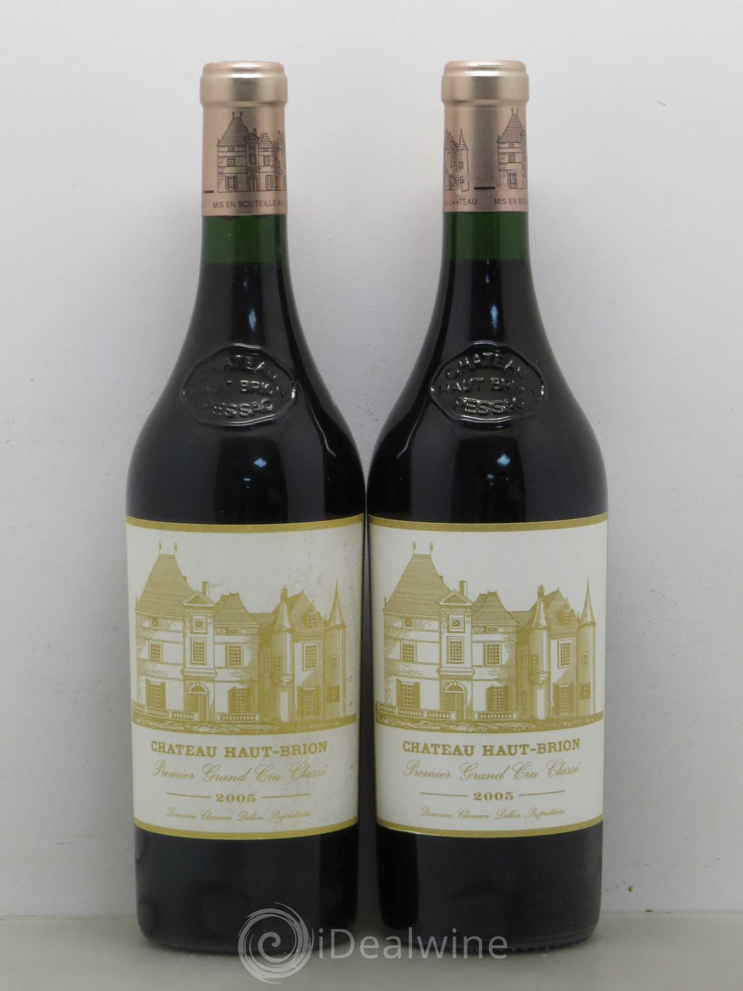 Château Haut Brion 1er Grand Cru Classé 2005 - Lot de 2 bouteilles - 0