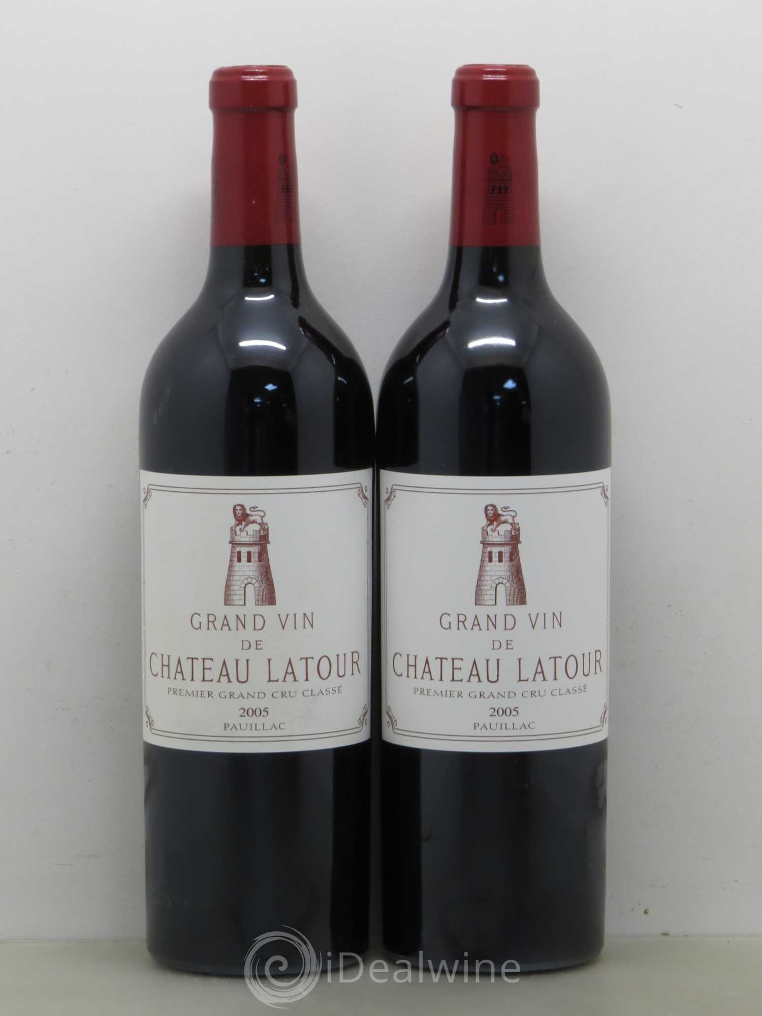 Château Latour 1er Grand Cru Classé 2005 - Lot de 2 bouteilles - 0