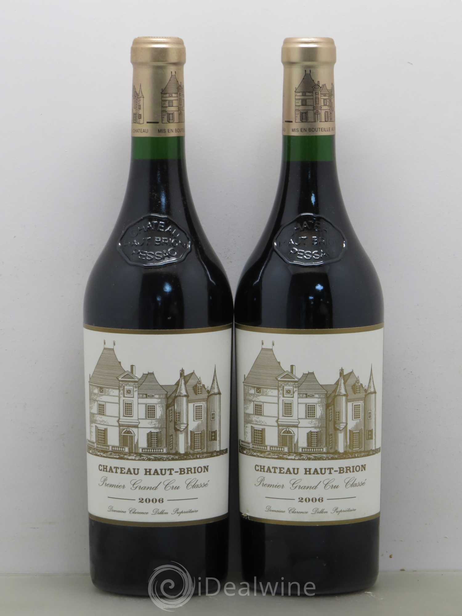 Château Haut Brion 1er Grand Cru Classé 2006 - Lot de 2 bouteilles - 0