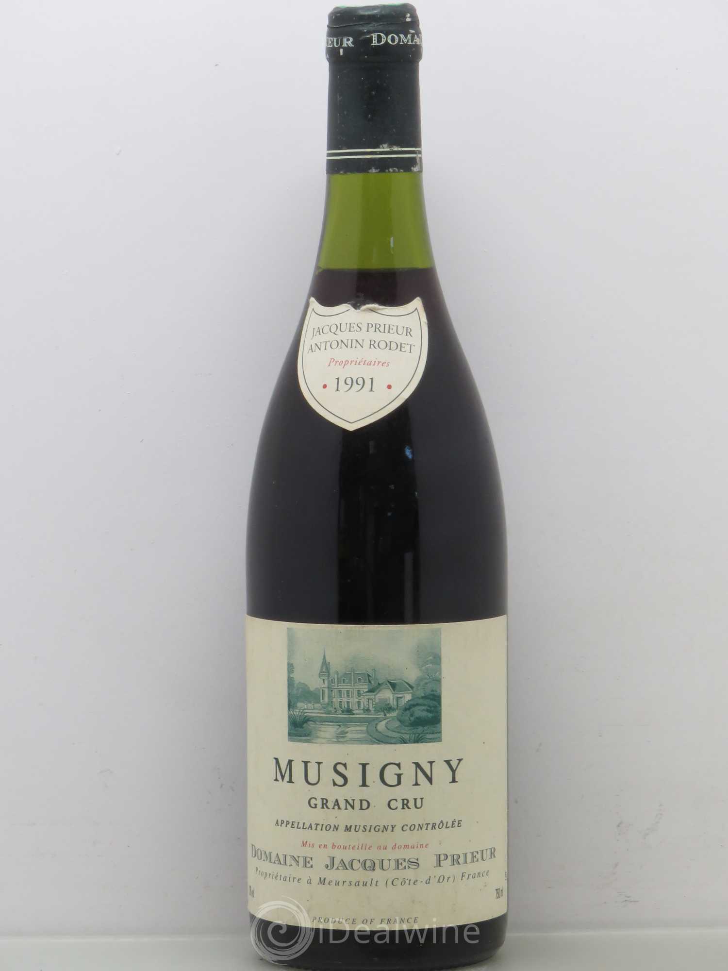 Musigny Grand Cru Jacques Prieur (Domaine) 1991 - Lot de 1 bouteille - 0