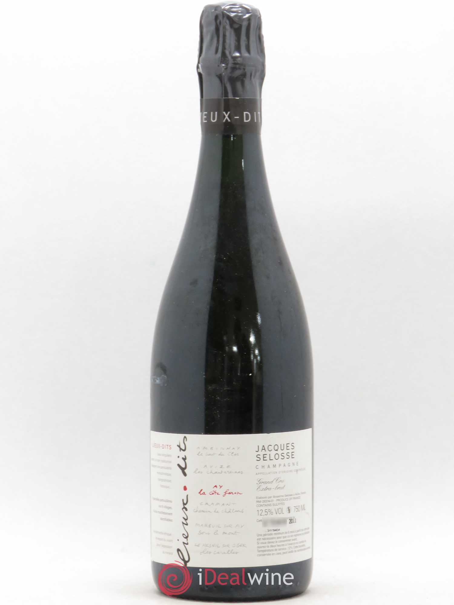 La Côte Faron Blanc de Noirs Grand Cru Extra-Brut Jacques Selosse - Lot de 1 bouteille - 0