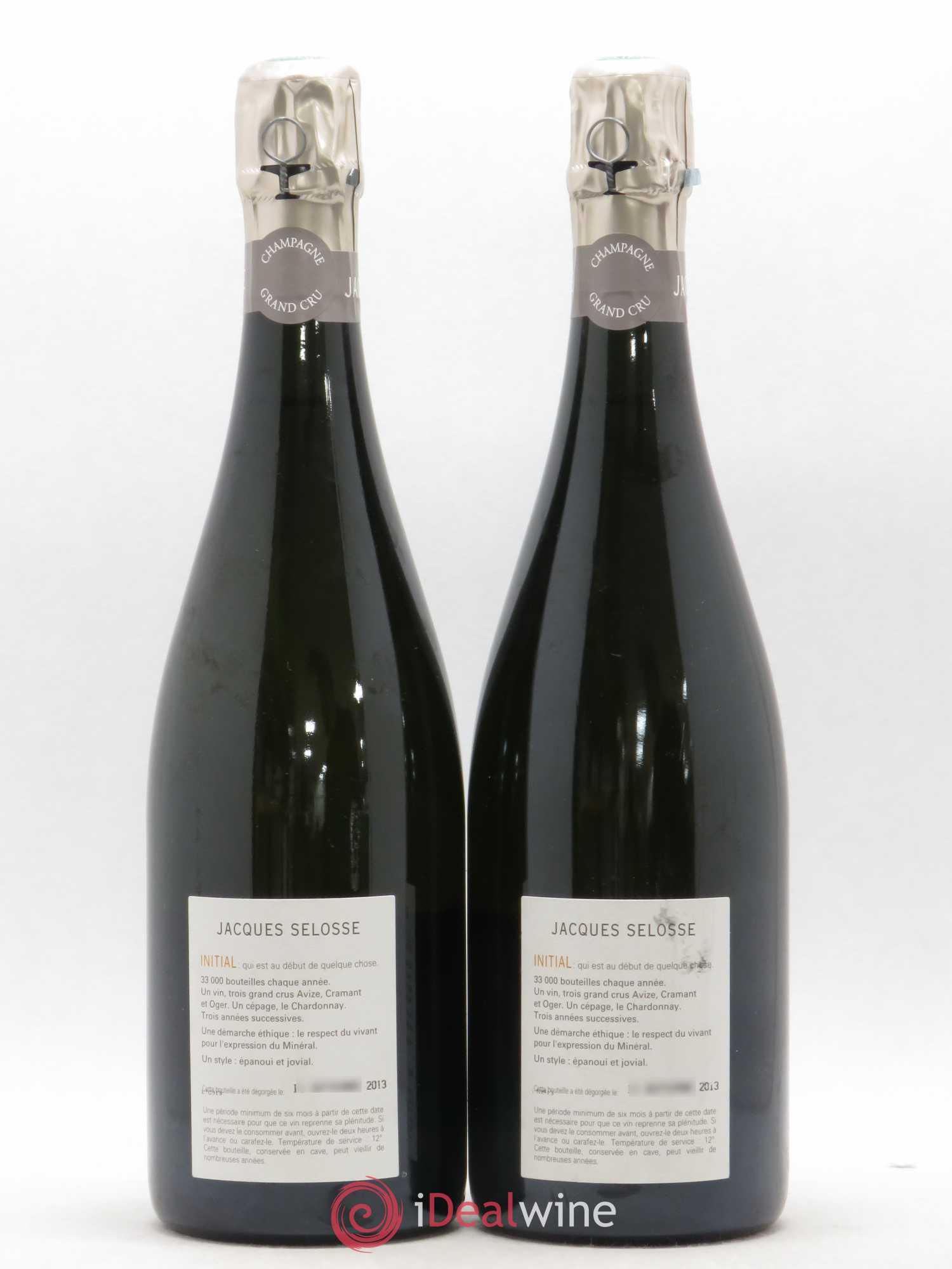 Initial Brut Jacques Selosse - Lot de 2 bouteilles - 1