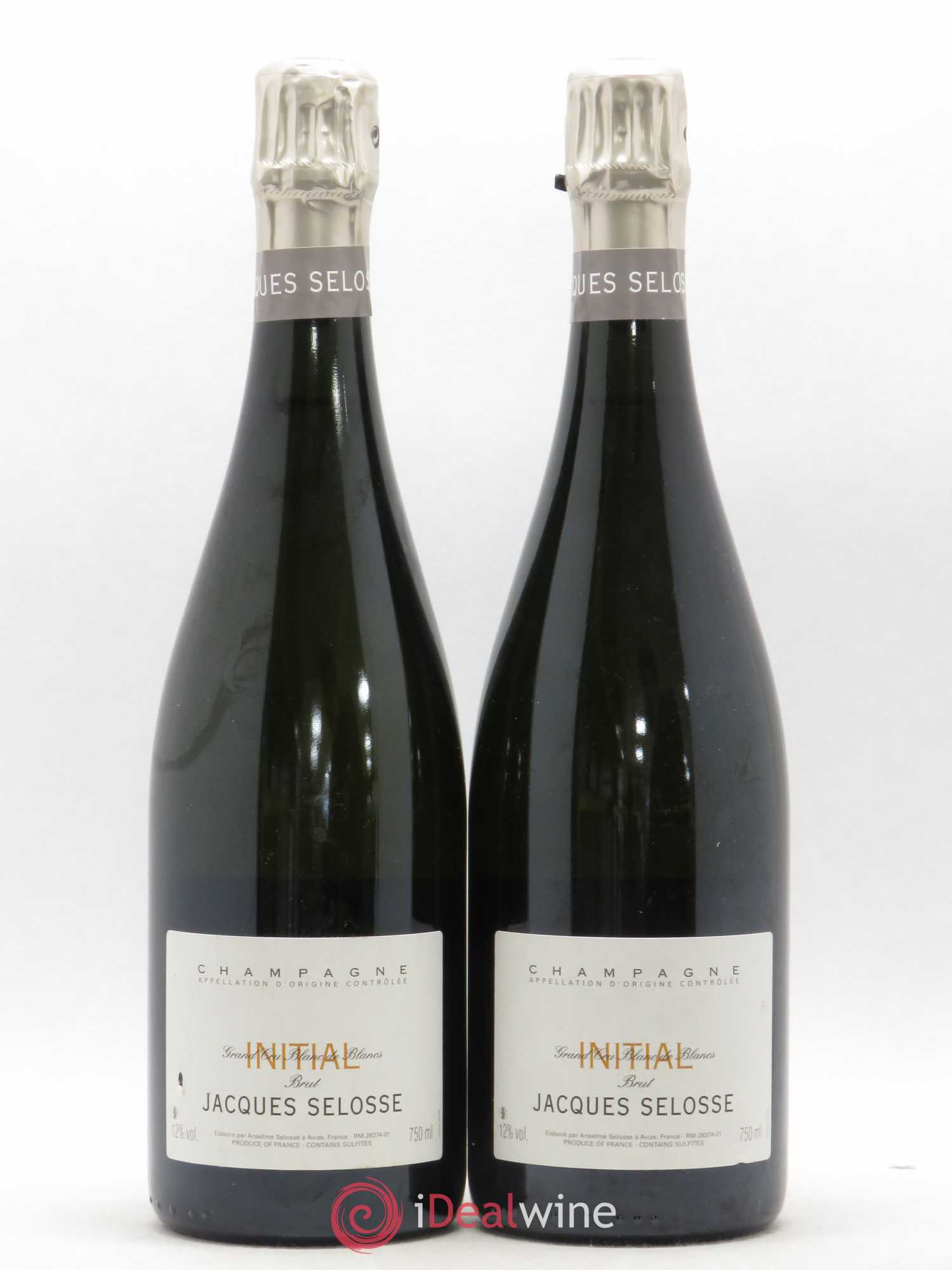 Initial Brut Jacques Selosse - Lot de 2 bouteilles - 0