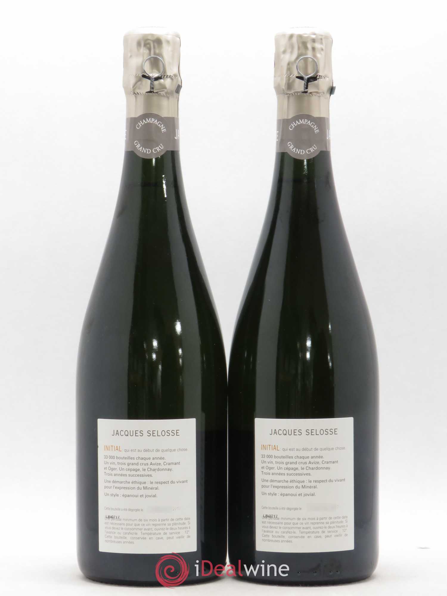 Initial Brut Jacques Selosse - Lot de 2 bouteilles - 1