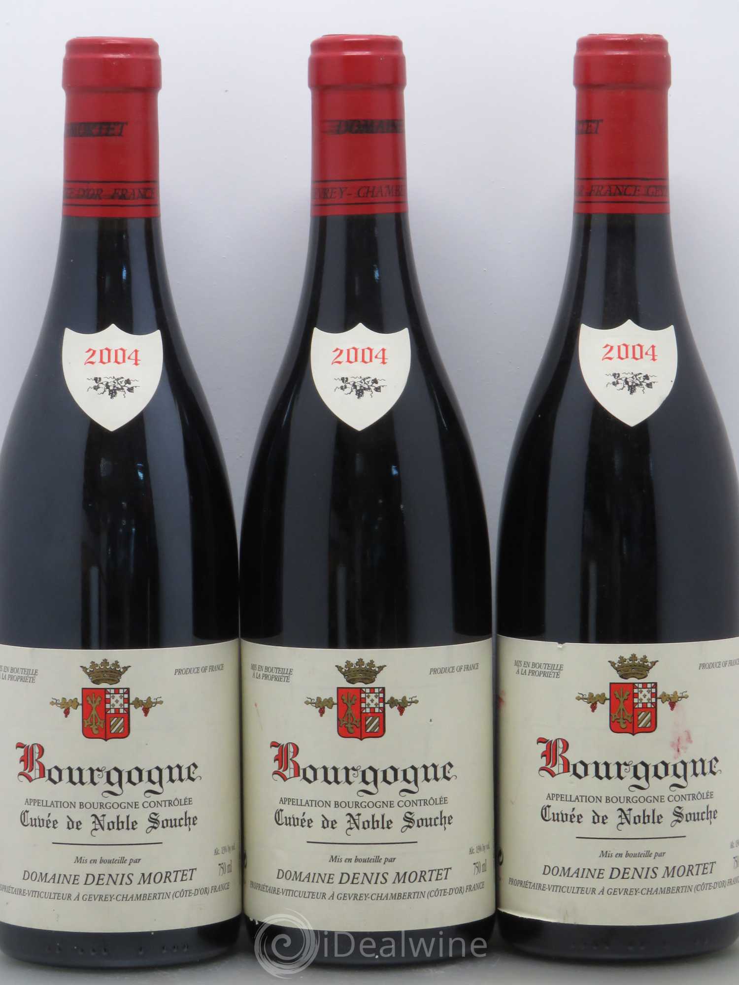 Bourgogne Cuvée de Noble Souche Denis Mortet (Domaine) 2004 - Lot de 5 bouteilles - 1