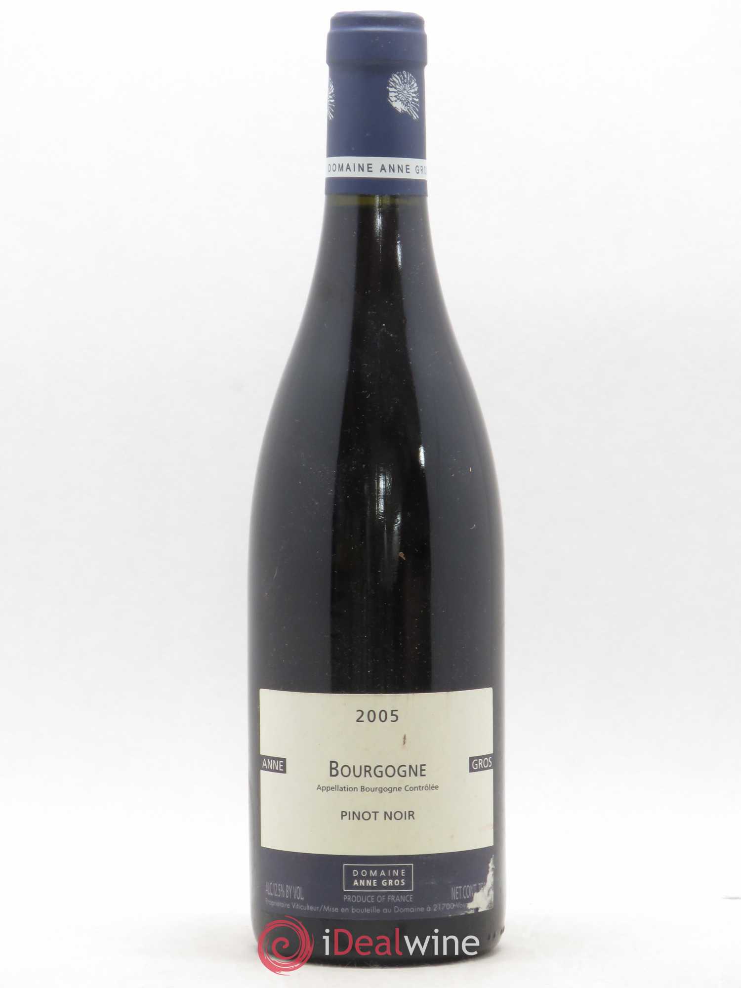 Bourgogne Pinot Noir Anne Gros 2005 - Lot de 1 bouteille - 0