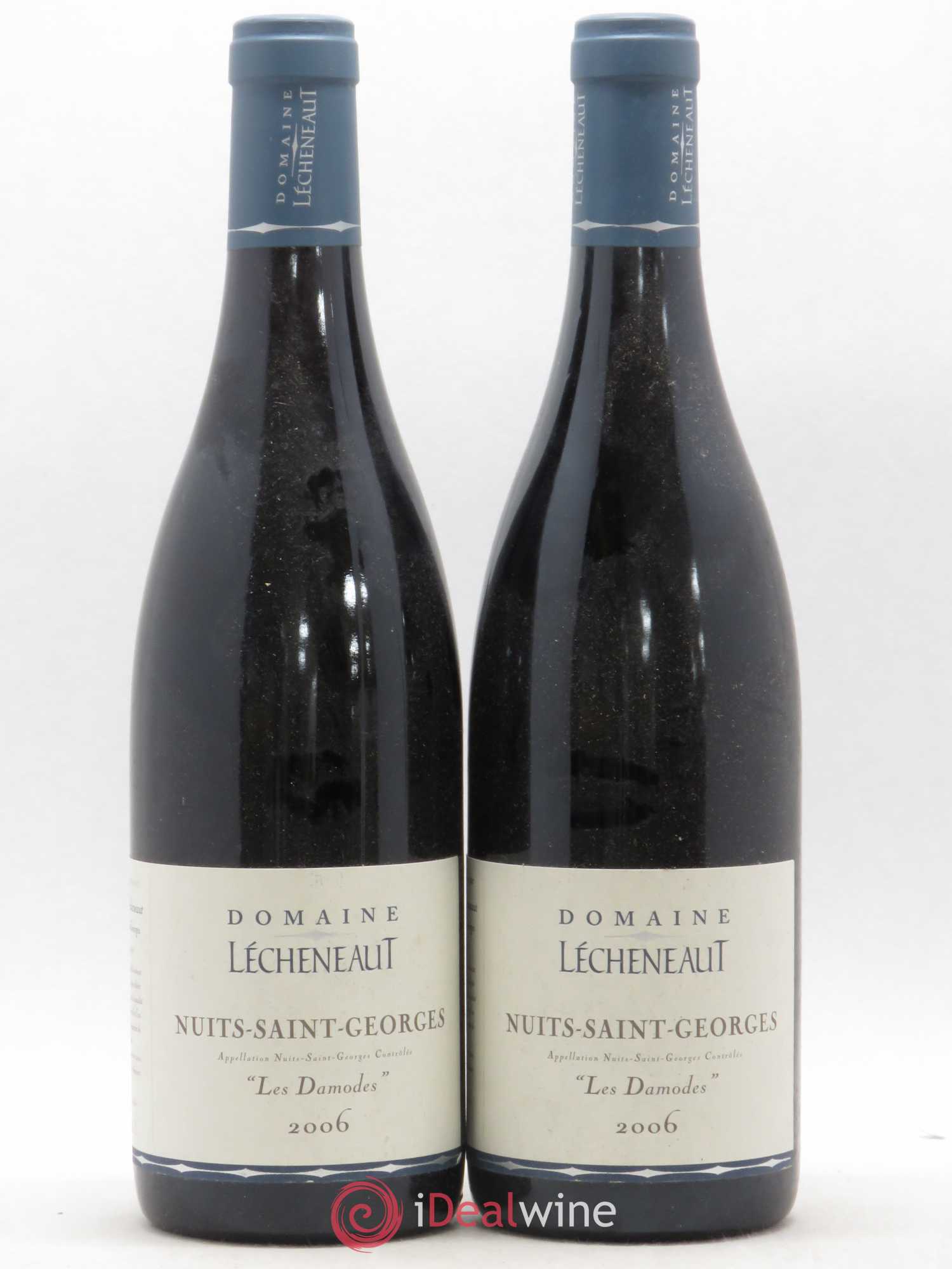 Nuits-Saint-Georges Les Damodes Lécheneaut 2006 - Lot de 2 bouteilles - 0