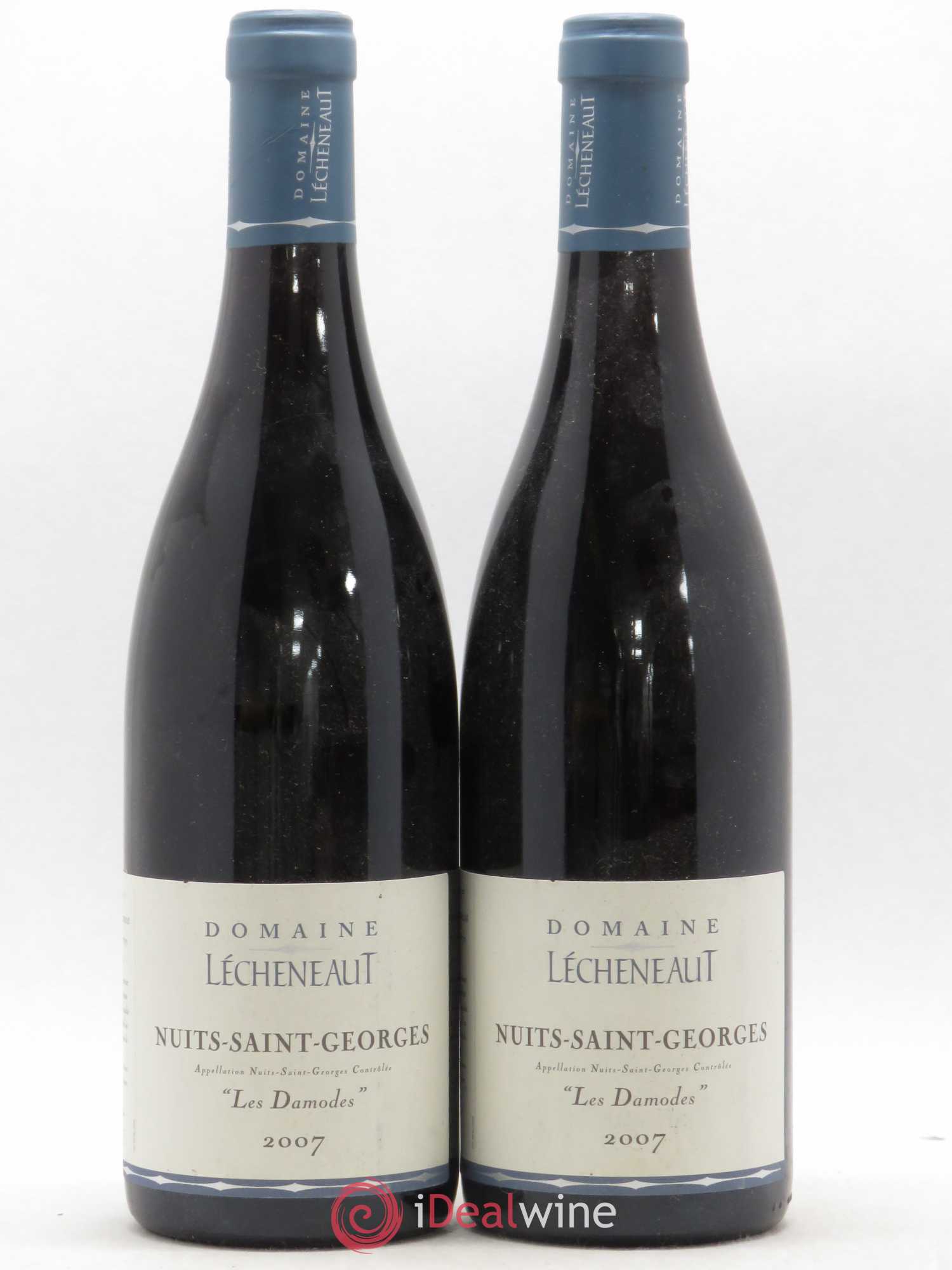 Nuits-Saint-Georges Les Damodes Lécheneaut 2007 - Lot de 2 bouteilles - 0