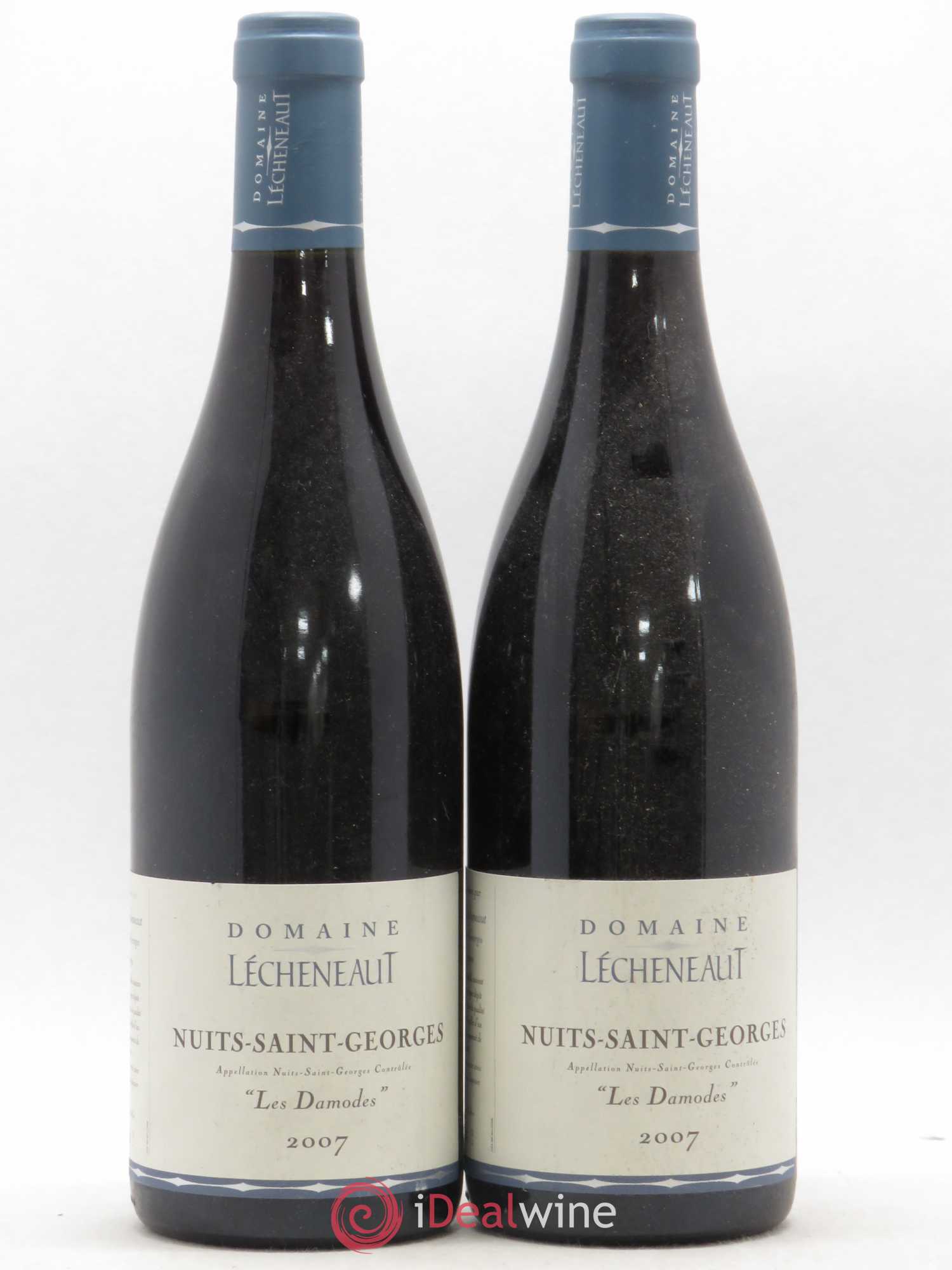 Nuits-Saint-Georges Les Damodes Lécheneaut 2007 - Lot de 2 bouteilles - 0