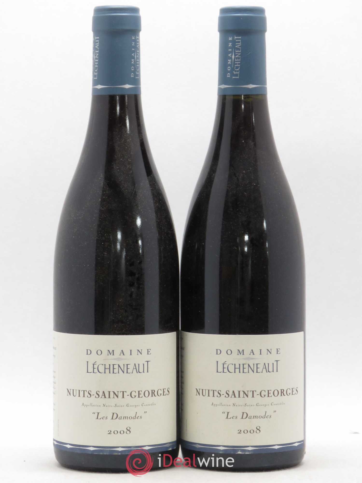 Nuits-Saint-Georges Les Damodes Lécheneaut 2008 - Lot de 2 bouteilles - 0