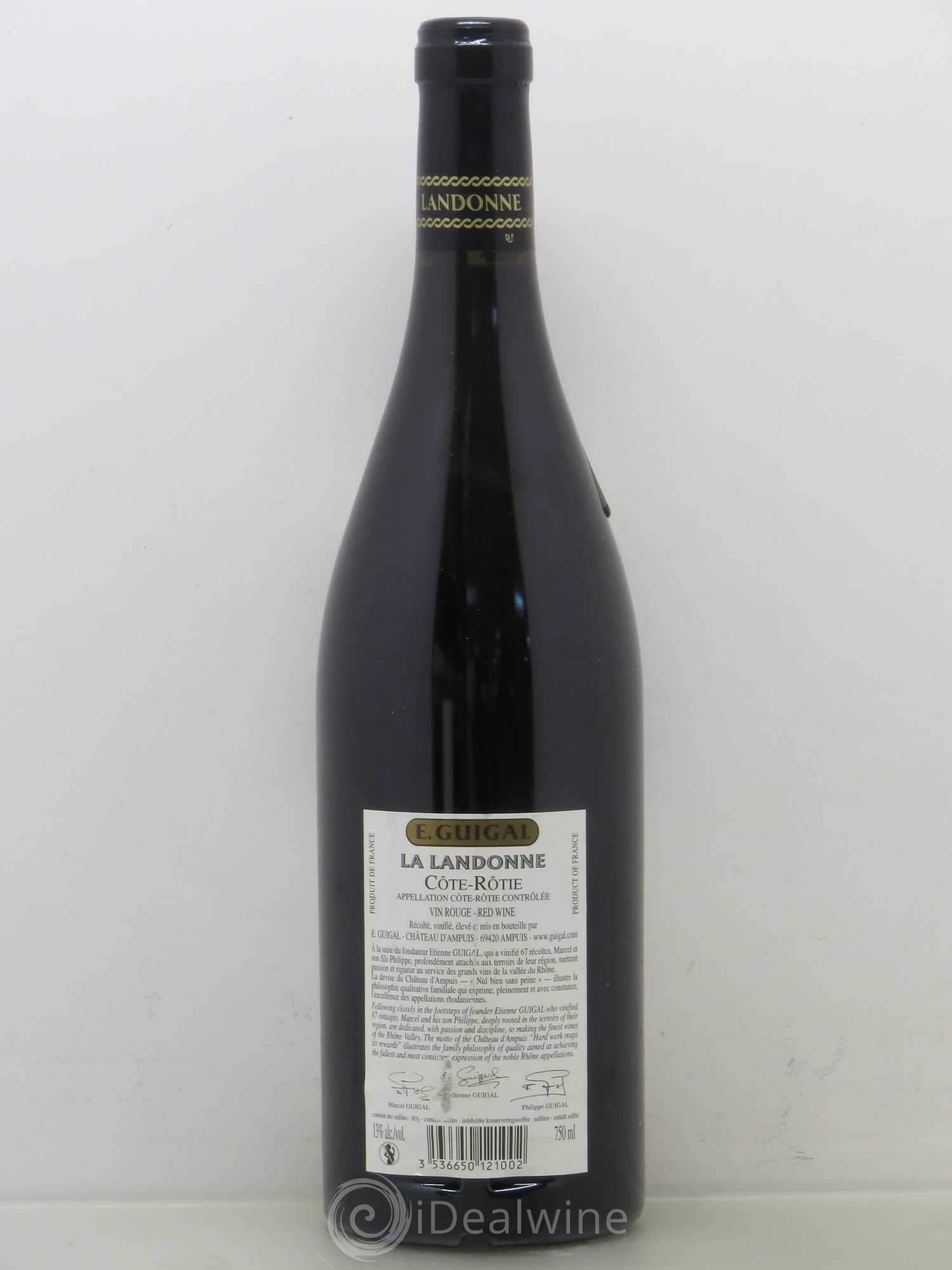 Côte-Rôtie La Landonne Guigal 2004 - Lot de 1 bouteille - 1