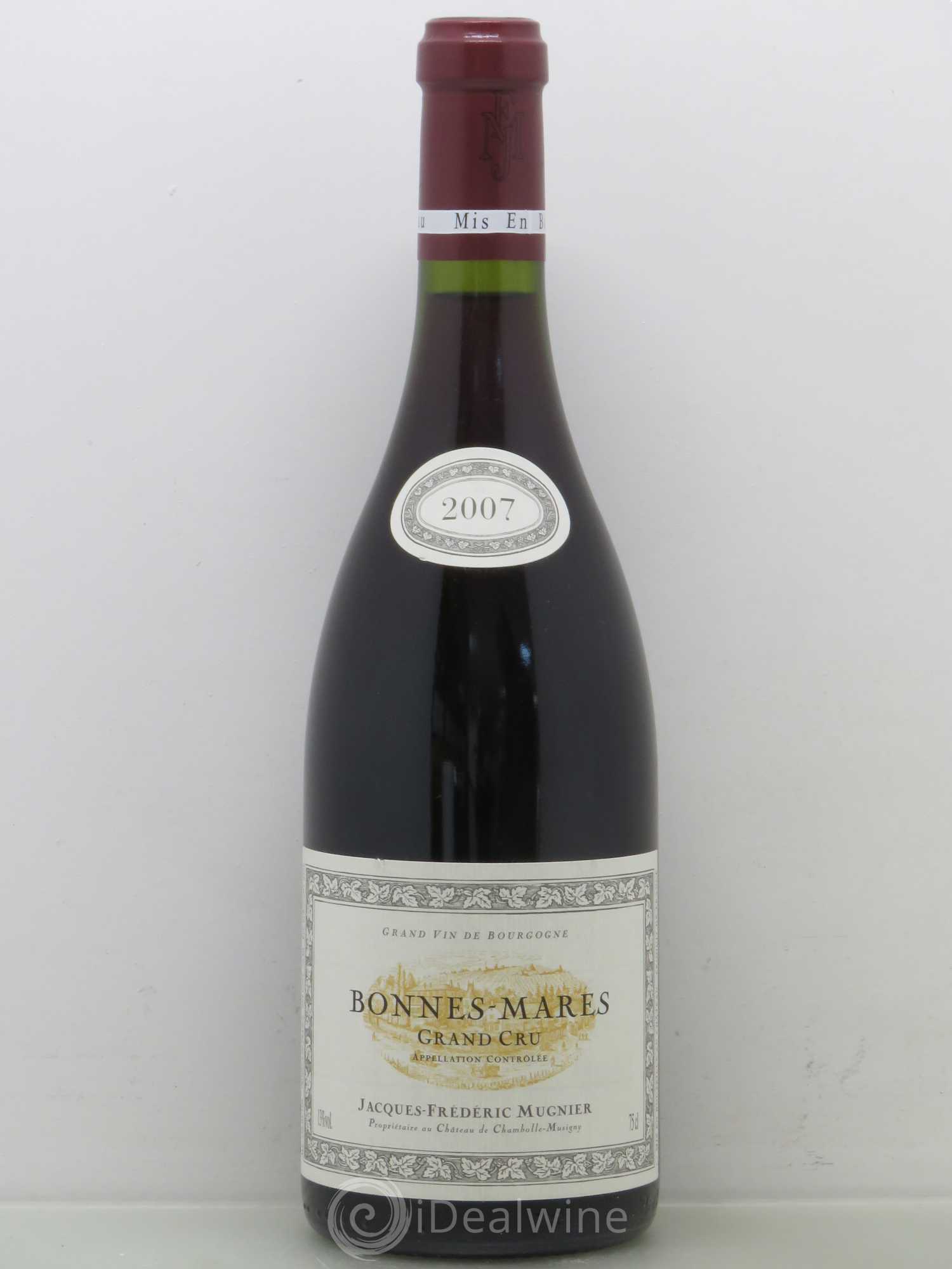 Bonnes-Mares Grand Cru Jacques-Frédéric Mugnier 2007 - Lot de 1 bouteille - 0