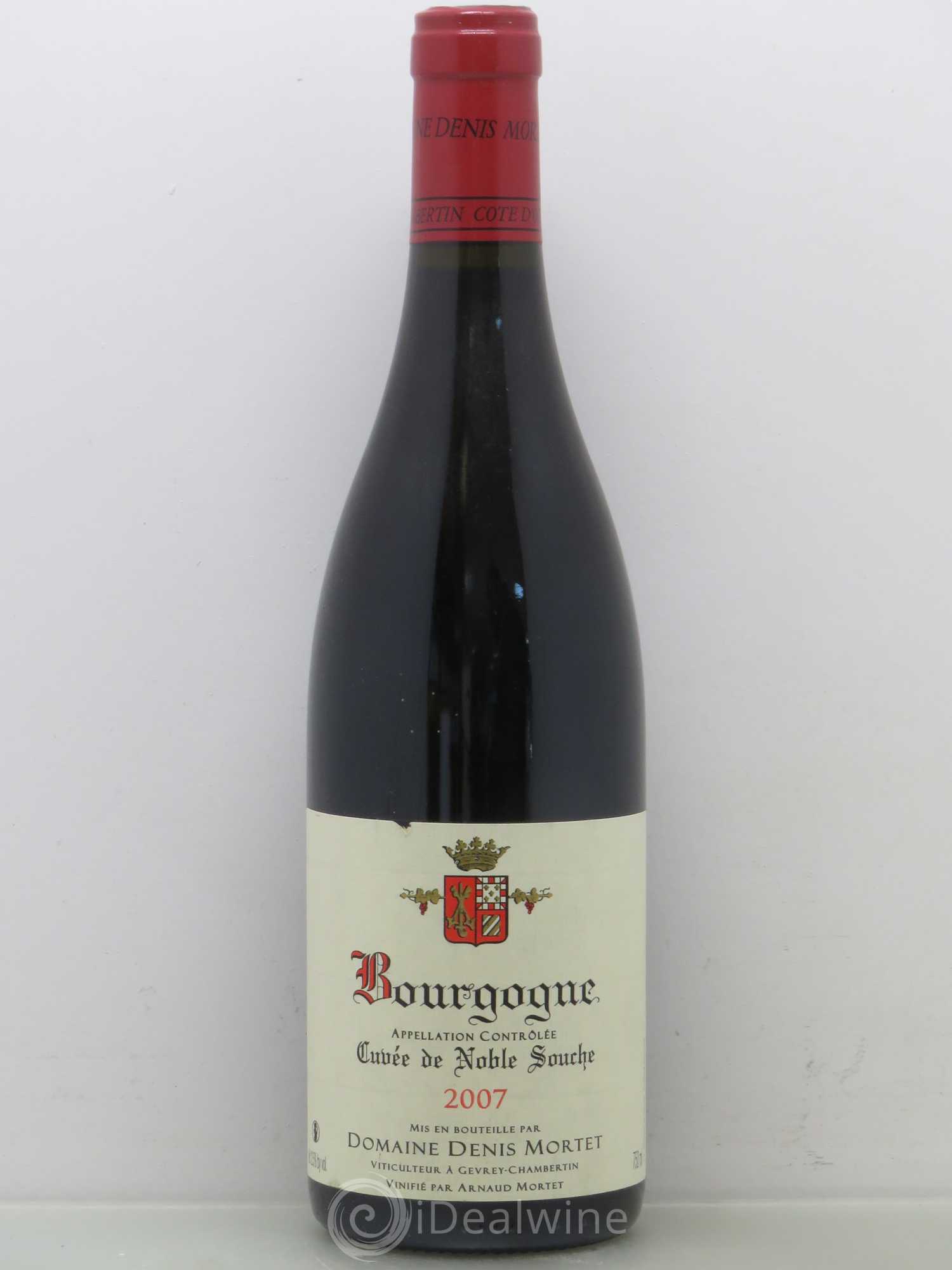 Bourgogne Cuvée de Noble Souche Denis Mortet (Domaine) 2007 - Lot de 1 bouteille - 0