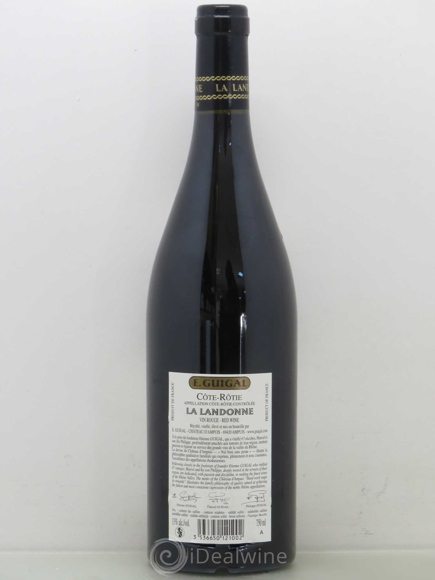 Côte-Rôtie La Landonne Guigal 2007 - Lot de 1 bouteille - 1