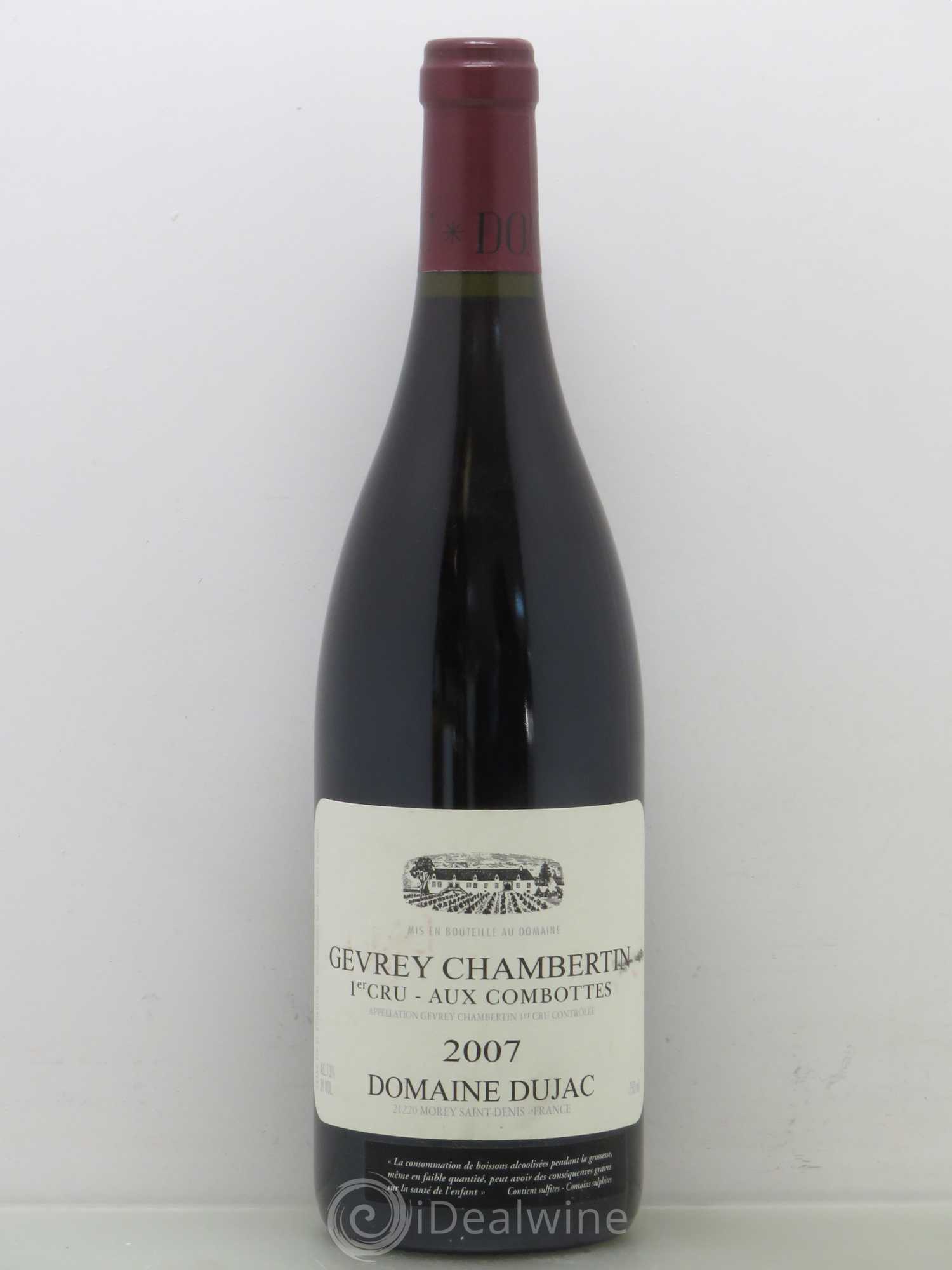 Gevrey-Chambertin 1er Cru Aux Combottes Dujac (Domaine) 2007 - Lot de 1 bouteille - 0