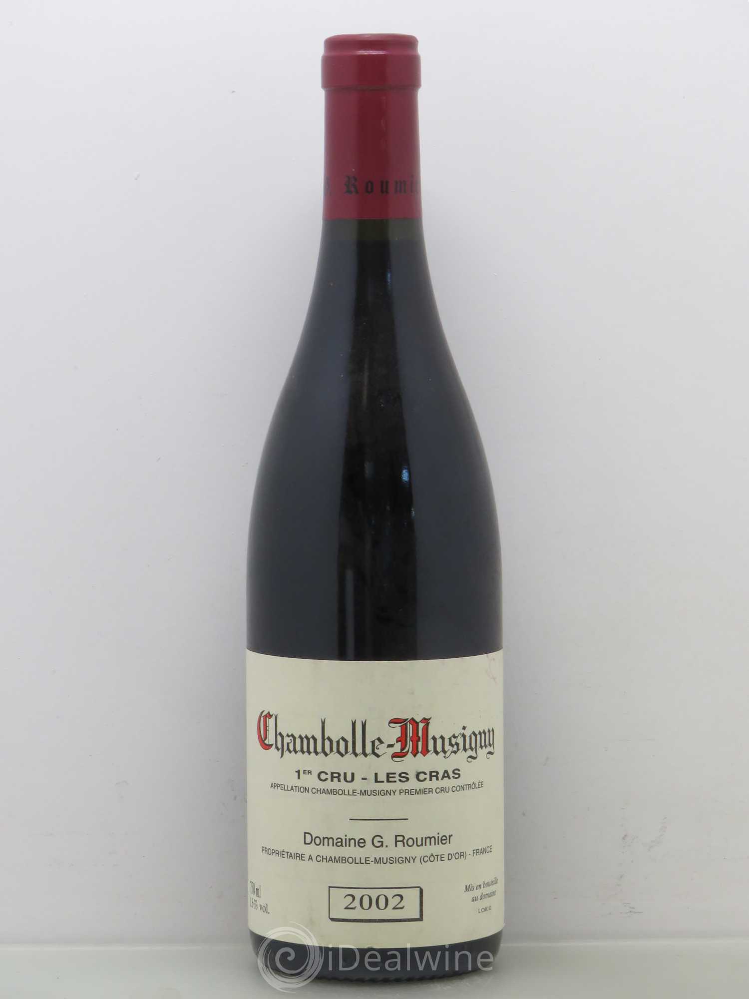 Chambolle-Musigny 1er Cru Les Cras Georges Roumier (Domaine) 2002 - Lot de 1 bouteille - 0