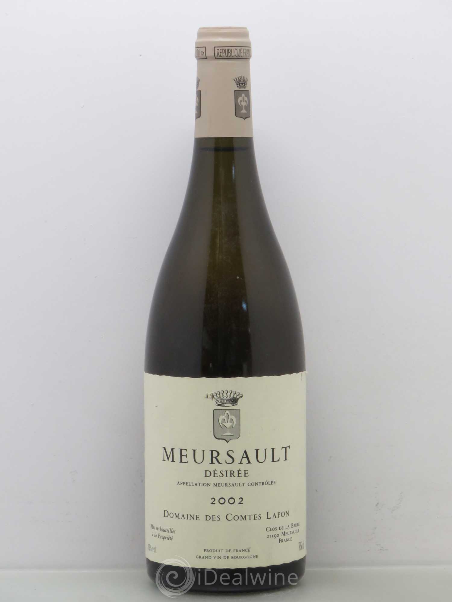 Meursault Désirée Comtes Lafon (Domaine des) 2002 - Posten von 1 Flasche - 0