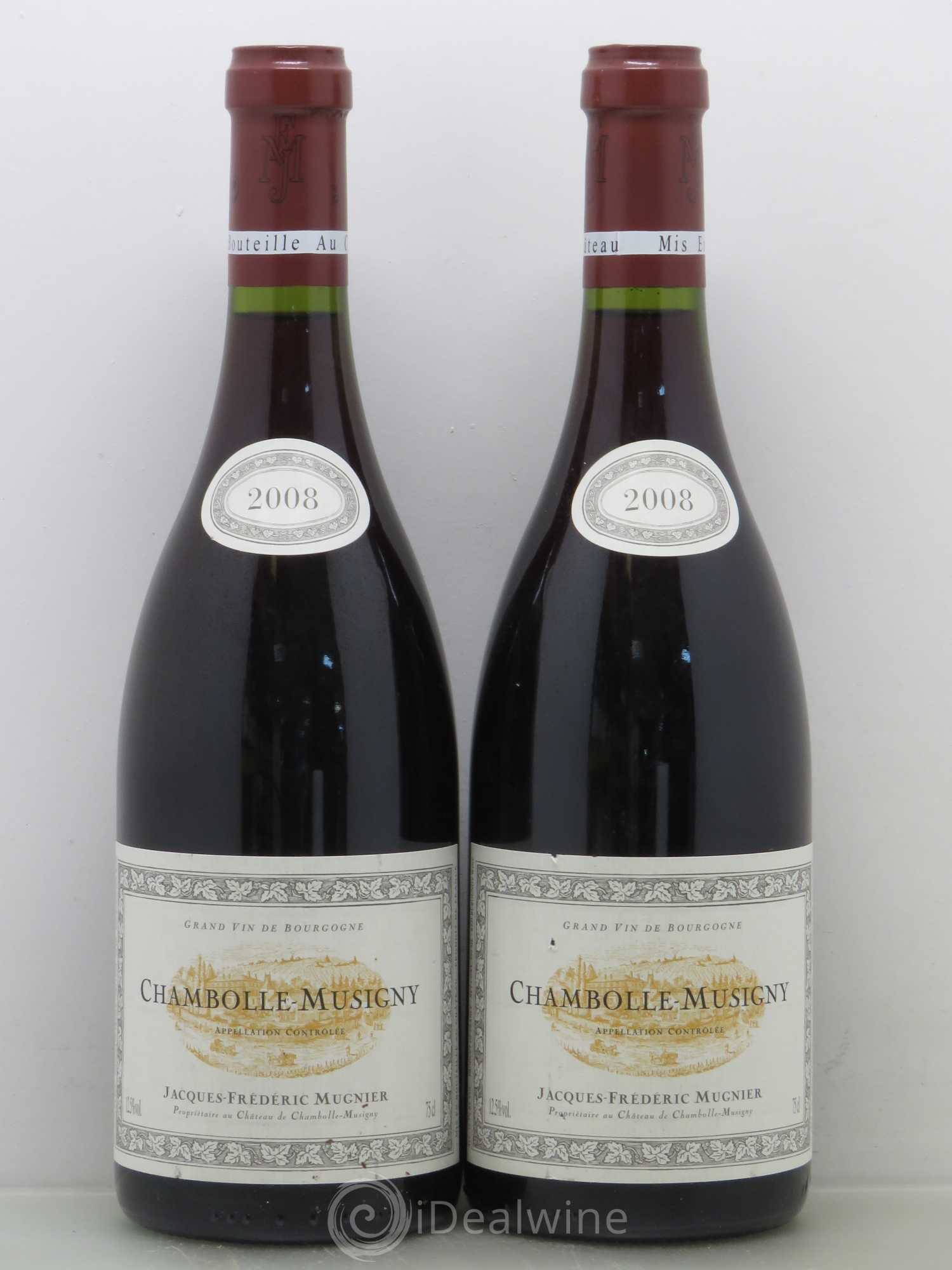 Chambolle-Musigny Jacques-Frédéric Mugnier 2008 - Lot de 2 bouteilles - 0