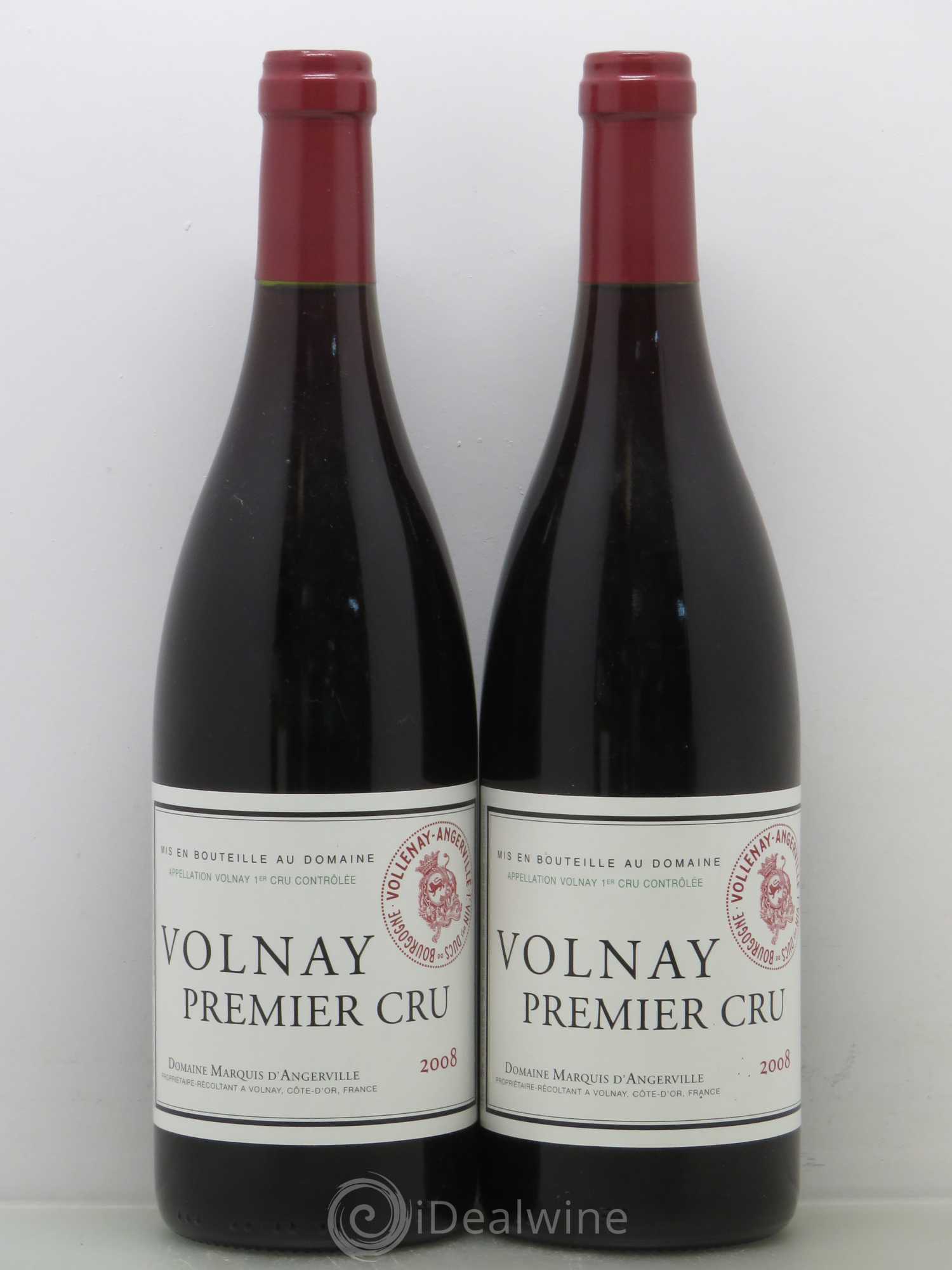 Volnay 1er Cru Marquis d'Angerville (Domaine) 2008 - Lot de 2 bouteilles - 0