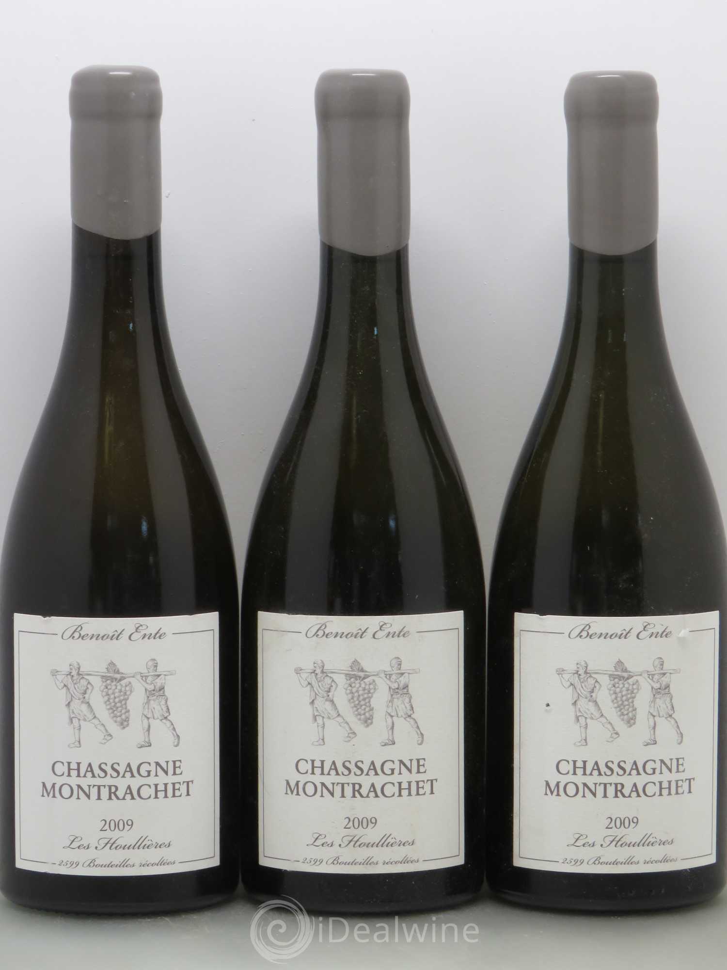 Chassagne-Montrachet Les Houllieres - Benoit Ente 2009 - Posten von 3 Flaschen - 0