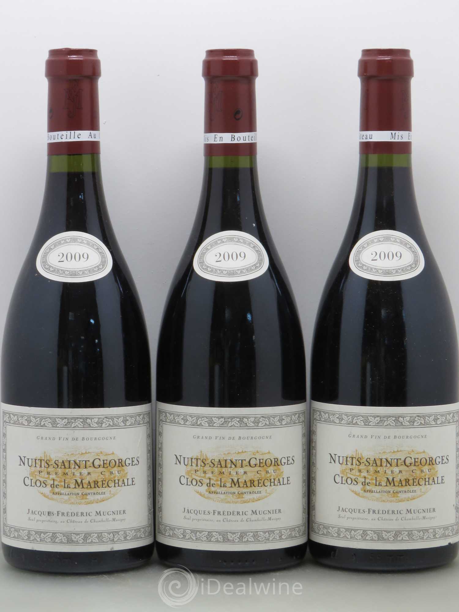 Nuits-Saint-Georges 1er Cru Clos de La Maréchale Jacques-Frédéric Mugnier 2009 - Lot de 3 bouteilles - 0