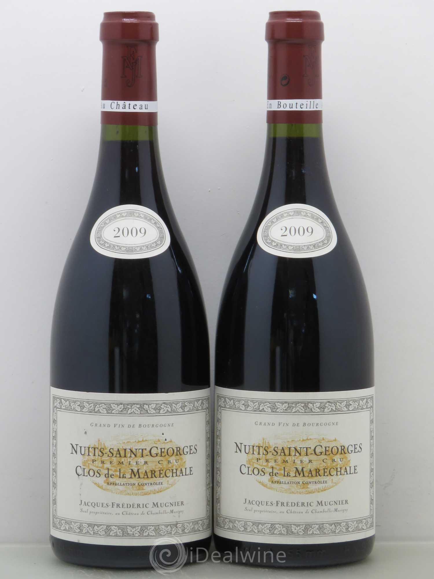 Nuits-Saint-Georges 1er Cru Clos de La Maréchale Jacques-Frédéric Mugnier 2009 - Lot de 2 bouteilles - 0