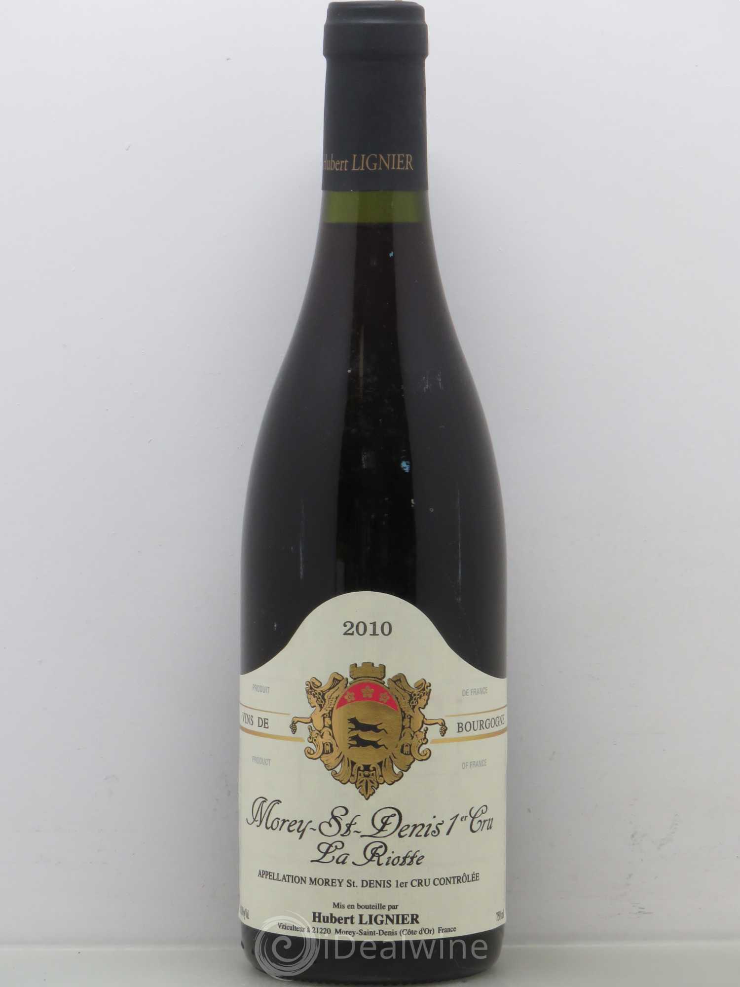 Morey-Saint-Denis 1er Cru La Riotte Hubert Lignier (Domaine) 2010 - Lot de 1 bouteille - 0