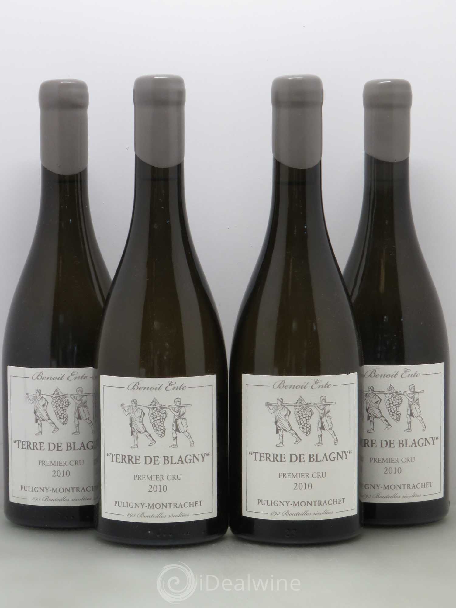 Puligny-Montrachet 1er Cru Terre de Blagny - Benoit Ente 2010 - Posten von 4 Flaschen - 0