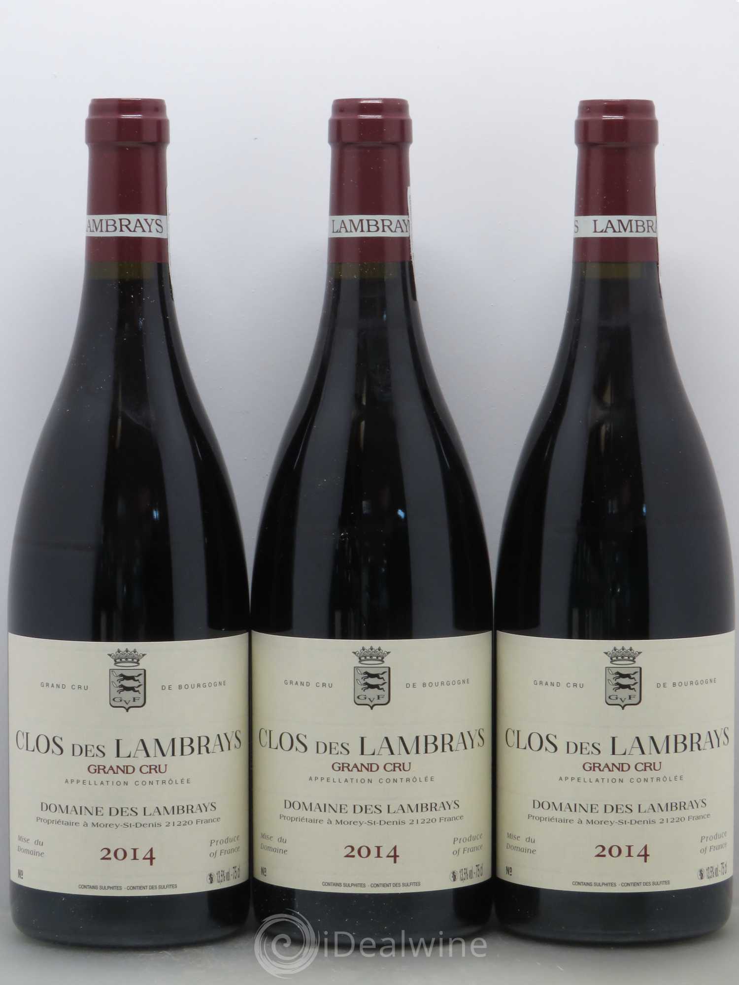 Clos des Lambrays Grand Cru Domaine des Lambrays 2014 - Lot de 6 bouteilles - 1