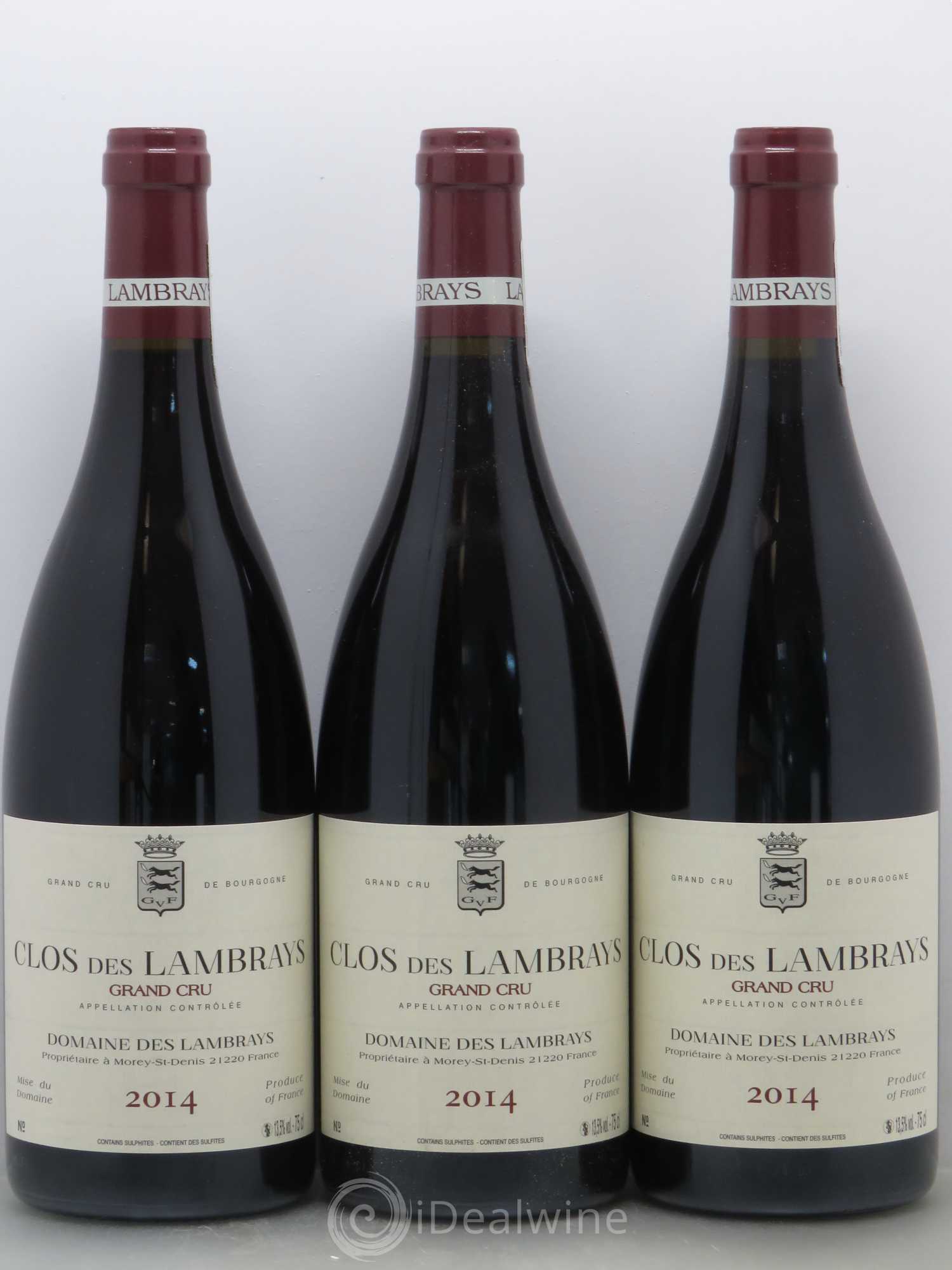 Clos des Lambrays Grand Cru Domaine des Lambrays 2014 - Lot de 6 bouteilles - 2