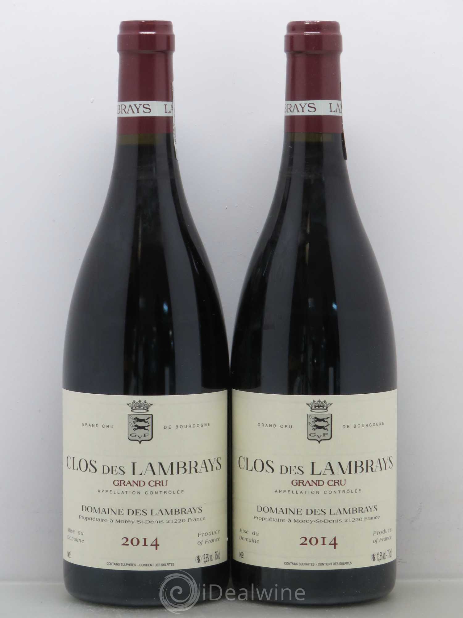 Clos des Lambrays Grand Cru Domaine des Lambrays 2014 - Lot de 2 bouteilles - 0