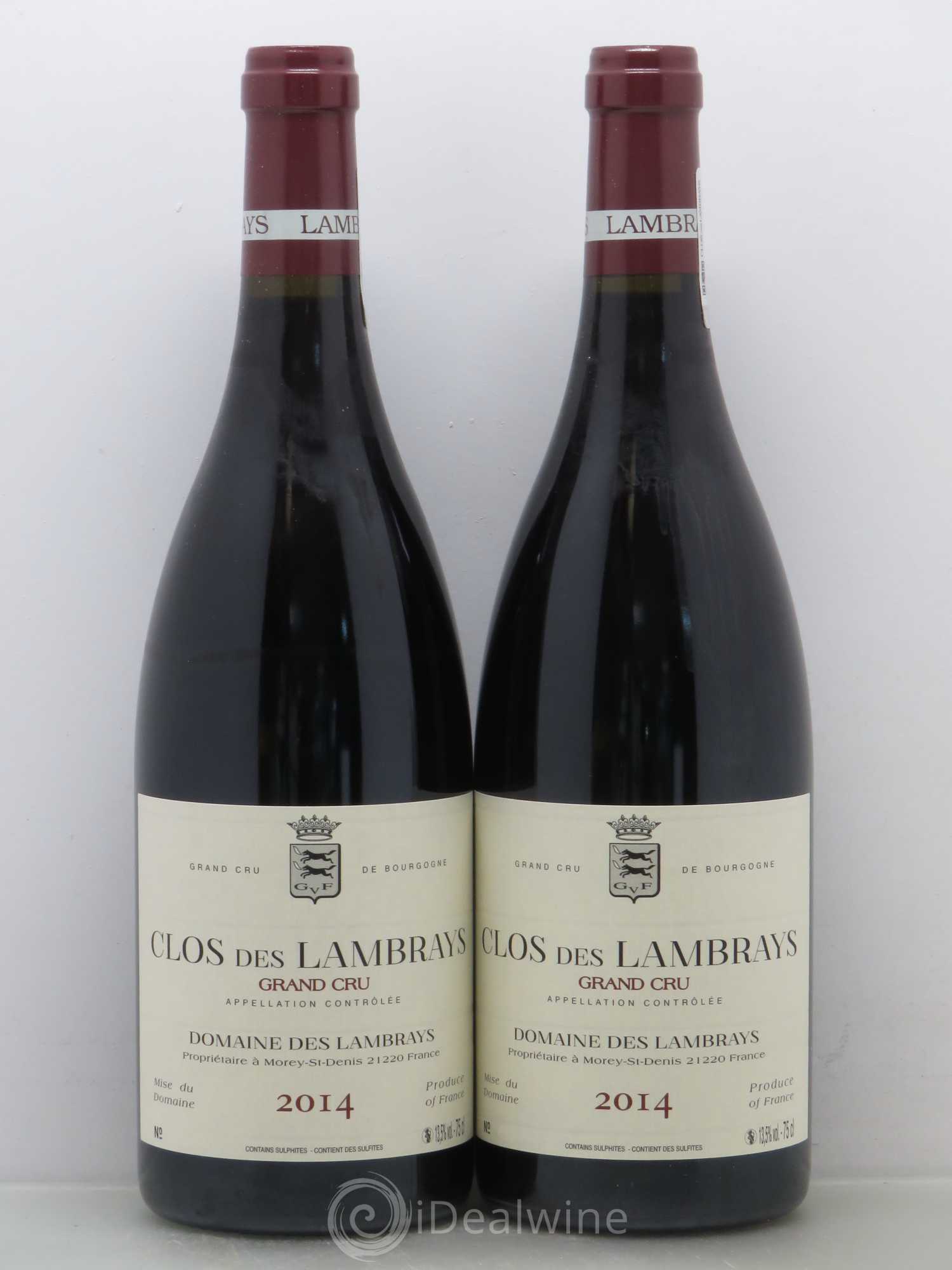 Clos des Lambrays Grand Cru Domaine des Lambrays 2014 - Lot de 2 bouteilles - 0