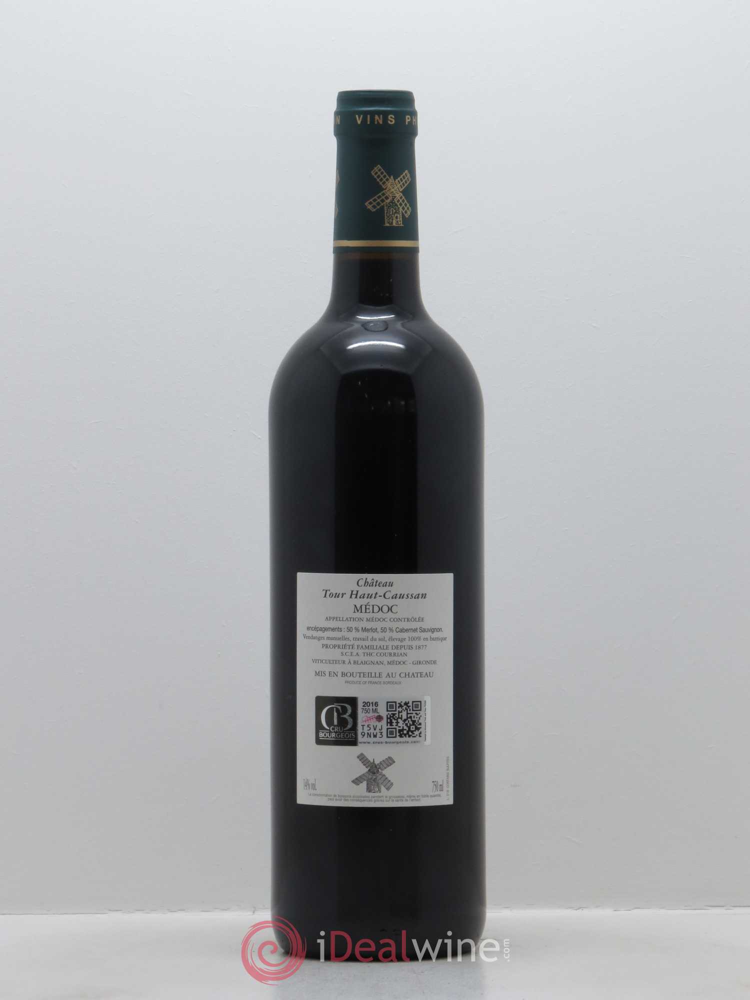 Château Tour Haut-Caussan Cru Bourgeois 2016 - Lot de 1 bouteille - 1