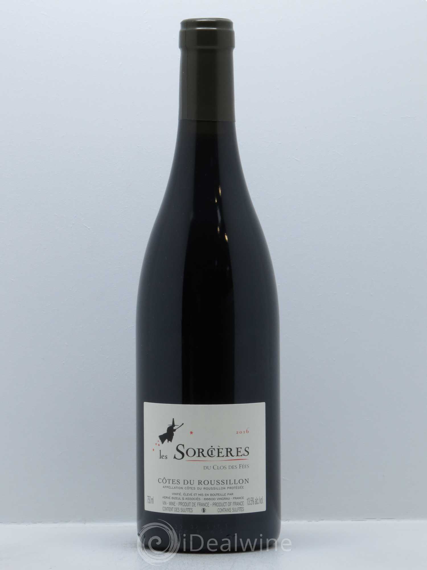 Côtes du Roussillon Clos des Fées Les Sorcières Hervé Bizeul 2016 - Lot de 1 bouteille - 0
