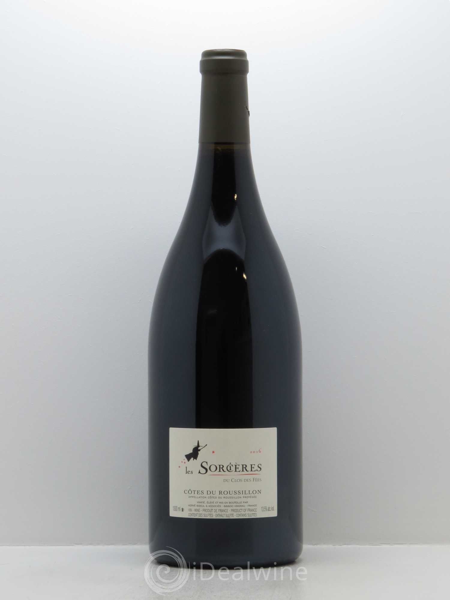 Côtes du Roussillon Clos des Fées Les Sorcières Hervé Bizeul 2016 - Lot de 1 magnum - 0