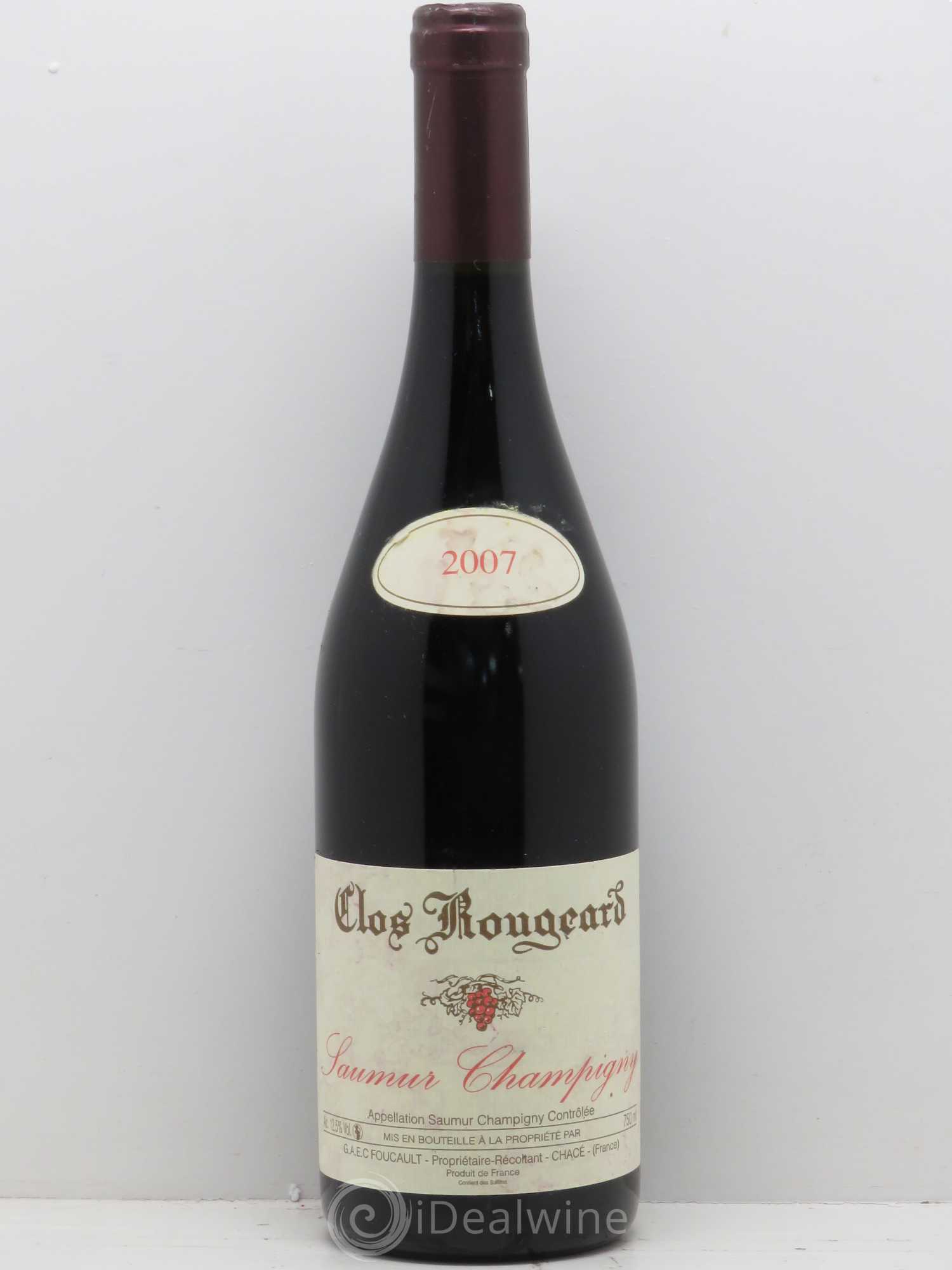 Saumur-Champigny Clos Rougeard 2007 - Lot de 1 bouteille - 0