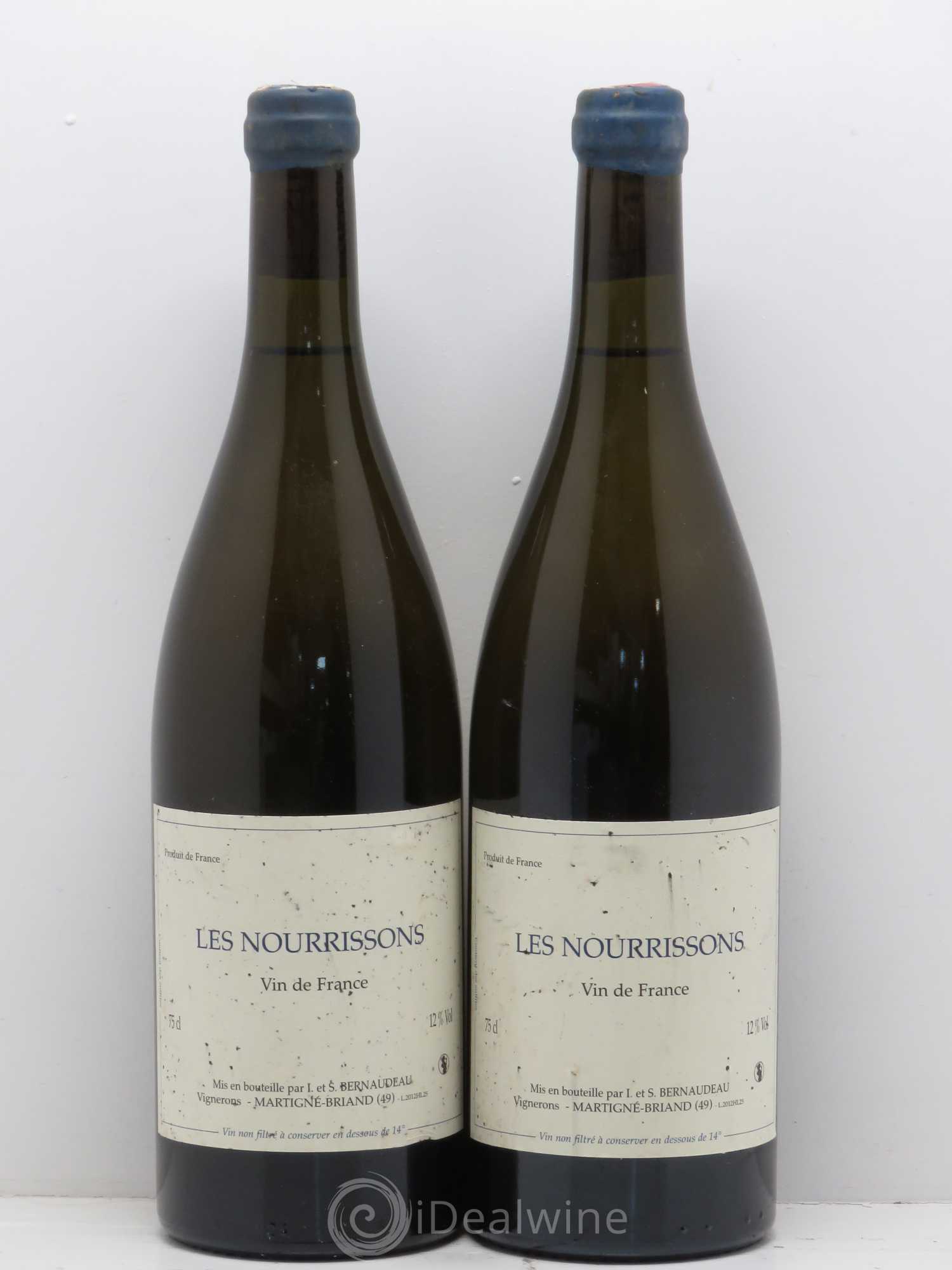 Vin de France Les Nourrissons Stéphane Bernaudeau 2012 - Lot de 2 bouteilles - 0