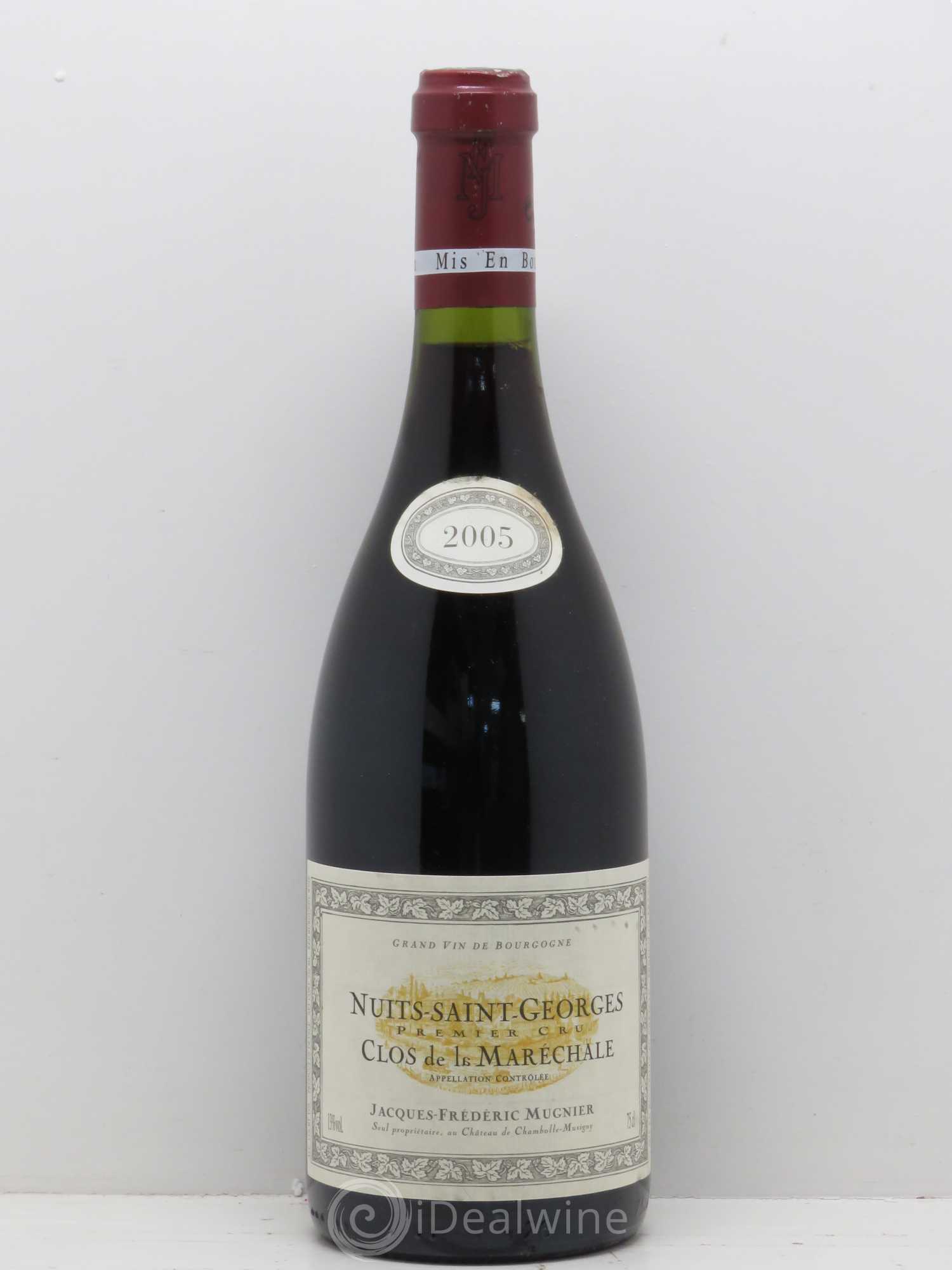 Nuits-Saint-Georges 1er Cru Clos de La Maréchale Jacques-Frédéric Mugnier 2005 - Lot de 1 bouteille - 0
