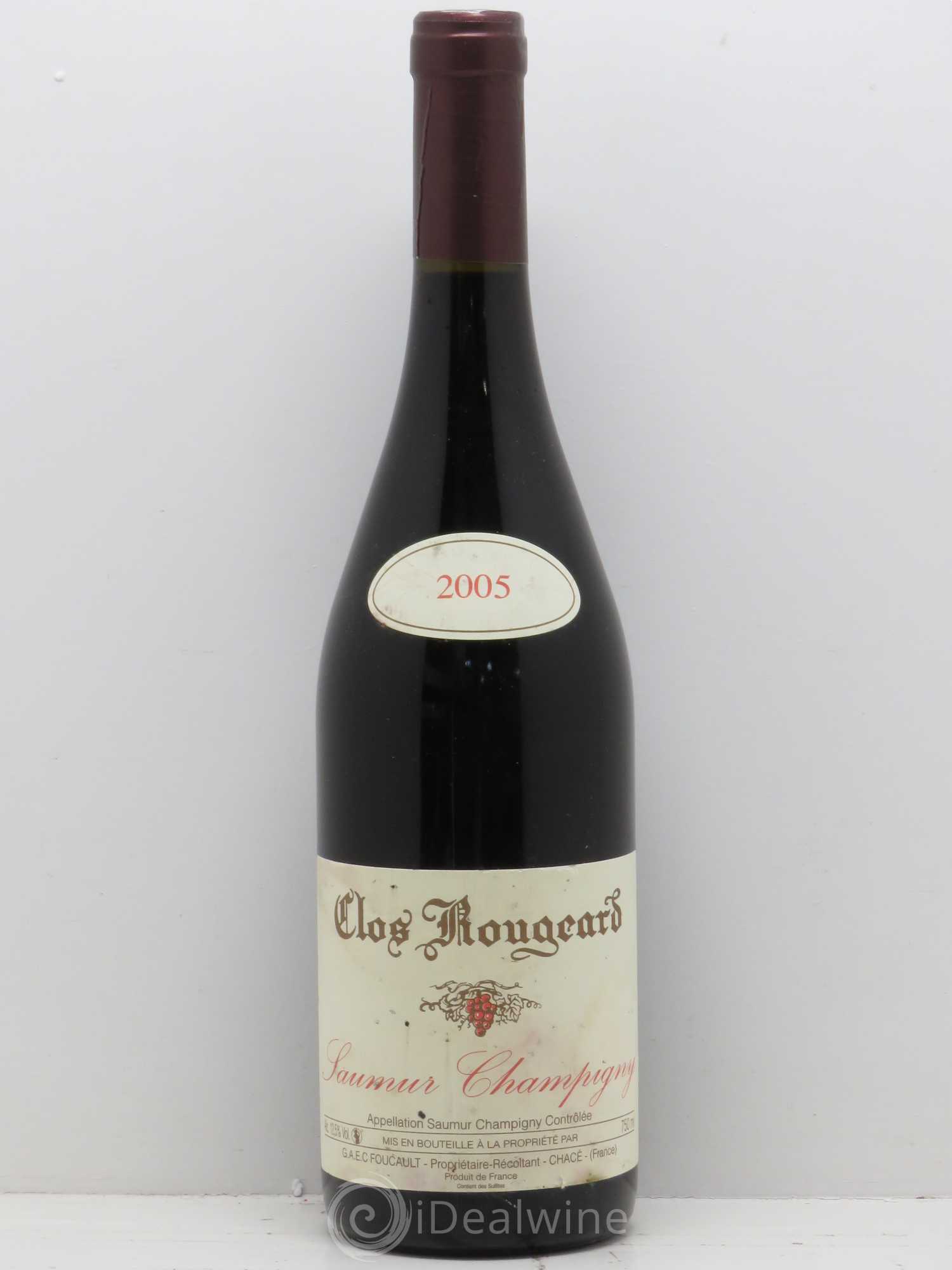 Saumur-Champigny Clos Rougeard 2005 - Lot de 1 bouteille - 0