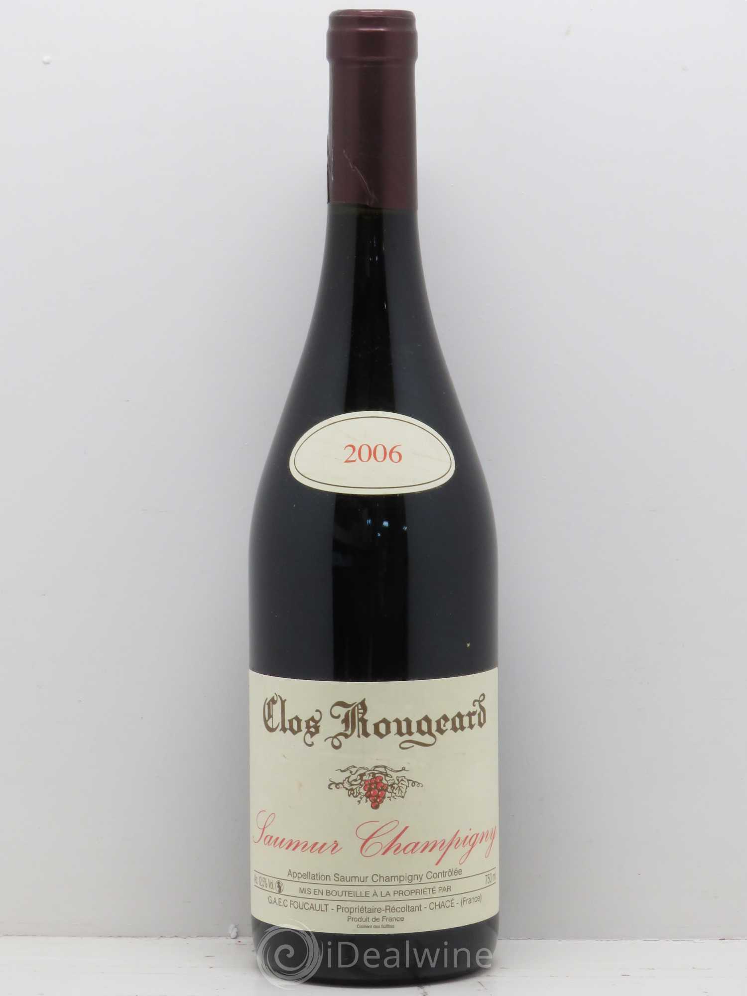 Saumur-Champigny Clos Rougeard 2006 - Lot de 1 bouteille - 0