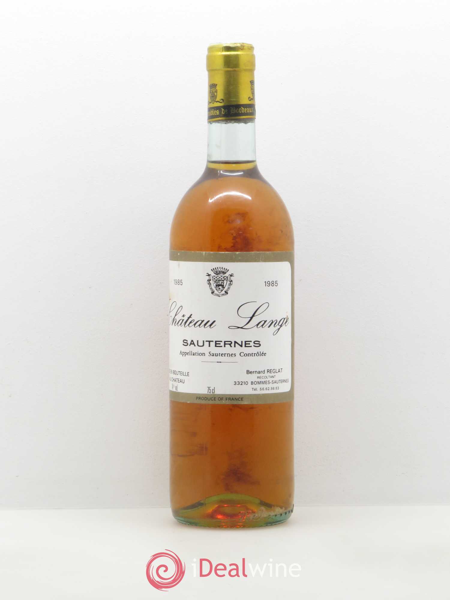 Sauternes Château Lange 1985 - Lotto di 1 bottiglia - 0