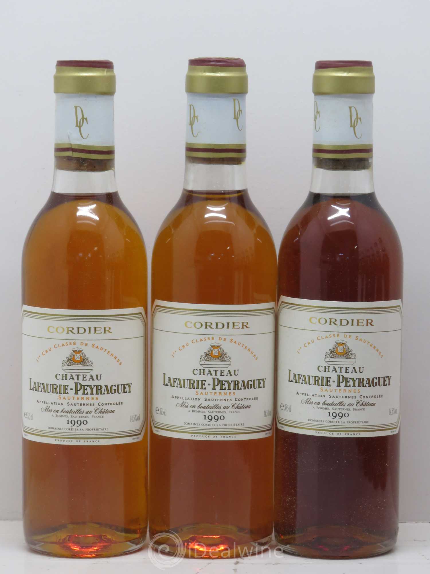 Château Lafaurie-Peyraguey 1er Grand Cru Classé 1990 - Posten von 12 Demi-Flaschen - 2