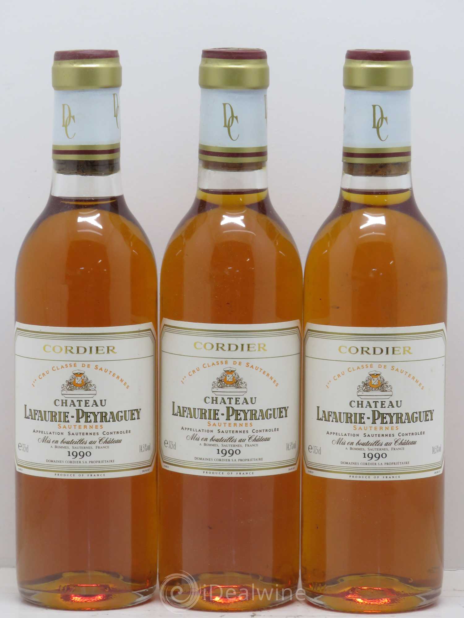 Château Lafaurie-Peyraguey 1er Grand Cru Classé 1990 - Posten von 6 Demi-Flaschen - 2